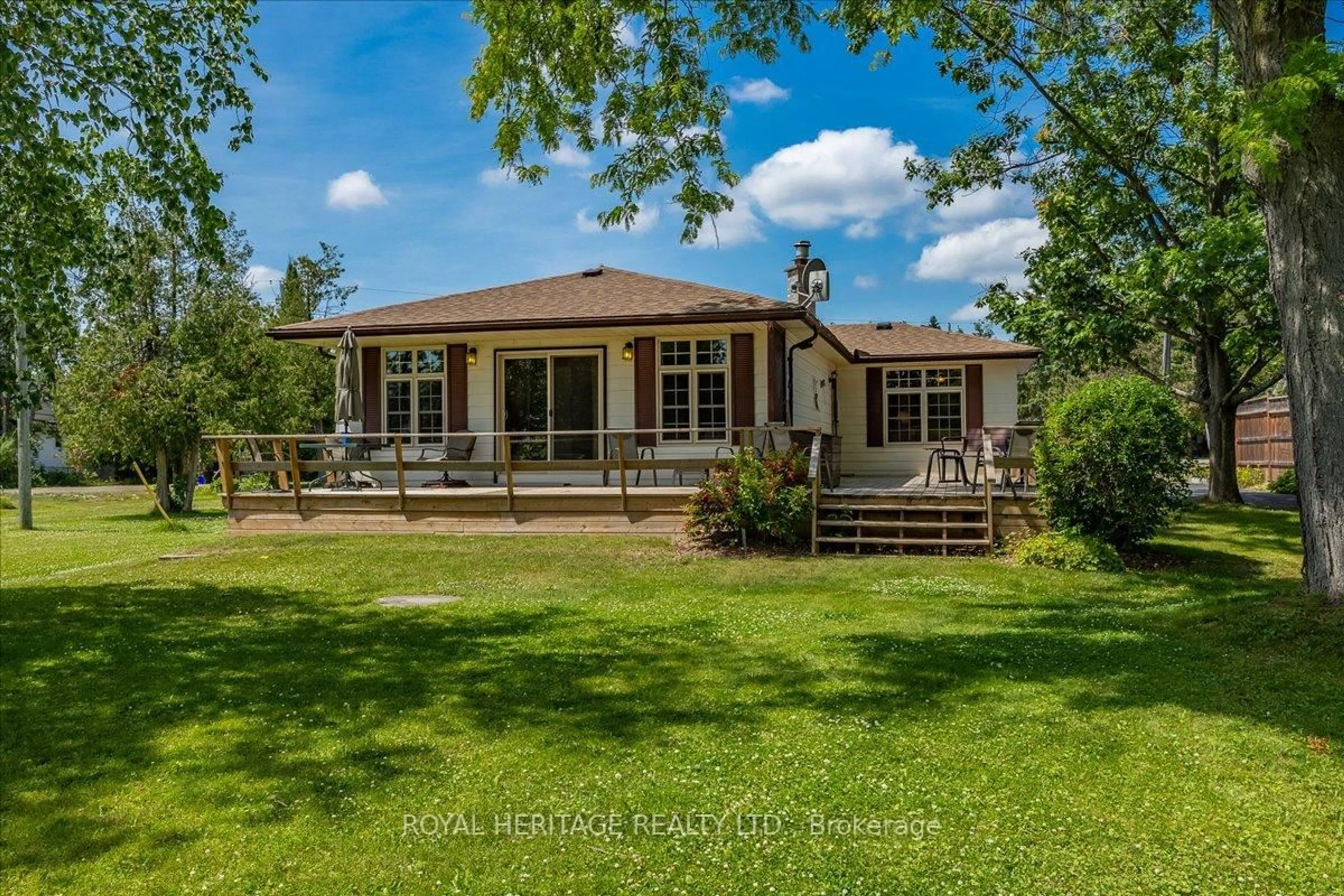 A pic from outside/outdoor area/front of a property/back of a property/a pic from drone, unknown for 247 Rabys Shore Dr, Kawartha Lakes Ontario K0M 1N0