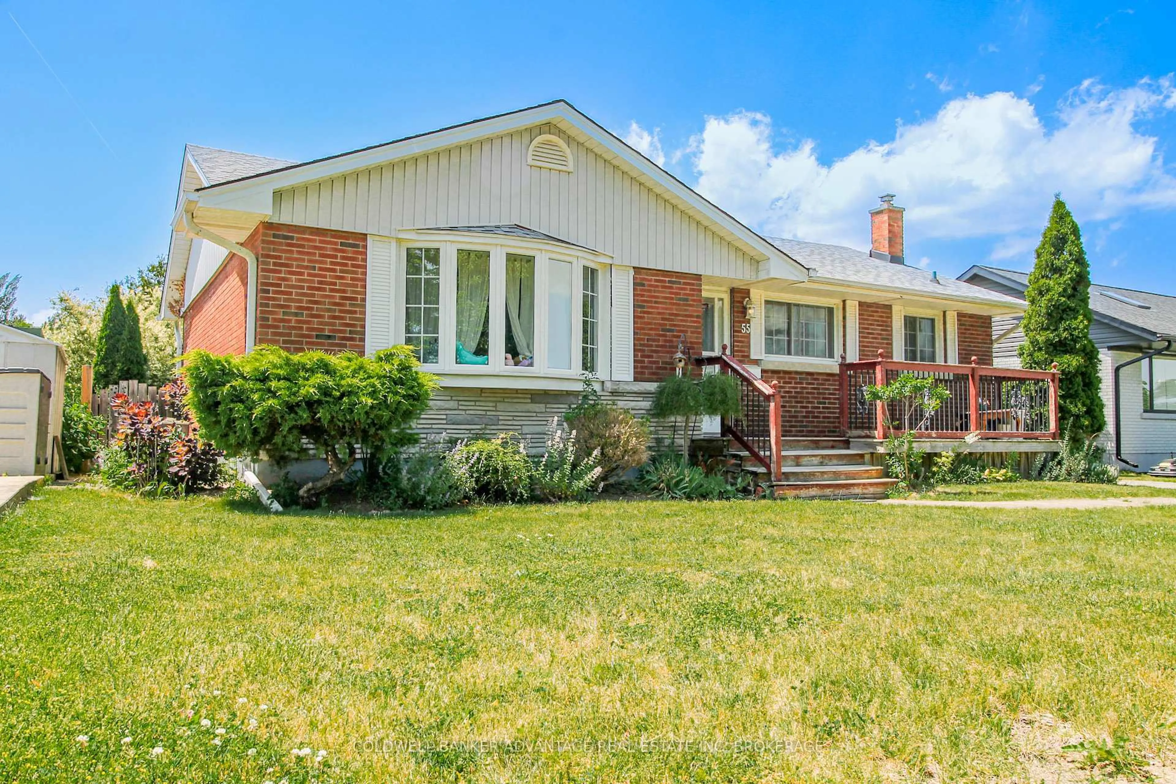 Home with brick exterior material, street for 55 Glengarry Rd, St. Catharines Ontario L2T 2V4