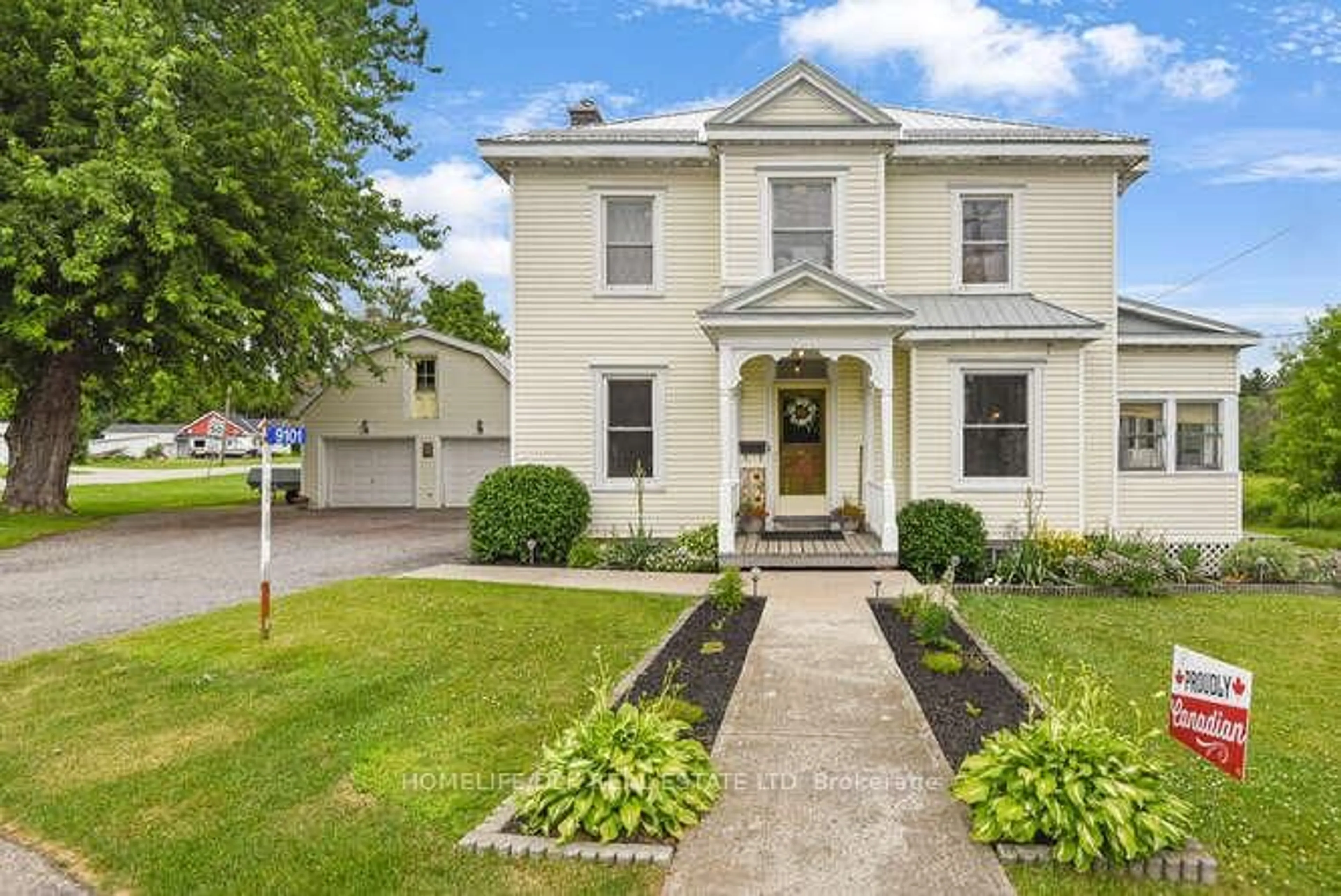 Home with brick exterior material, street for 9101 County 15 Rd, Augusta Ontario K0G 1R0