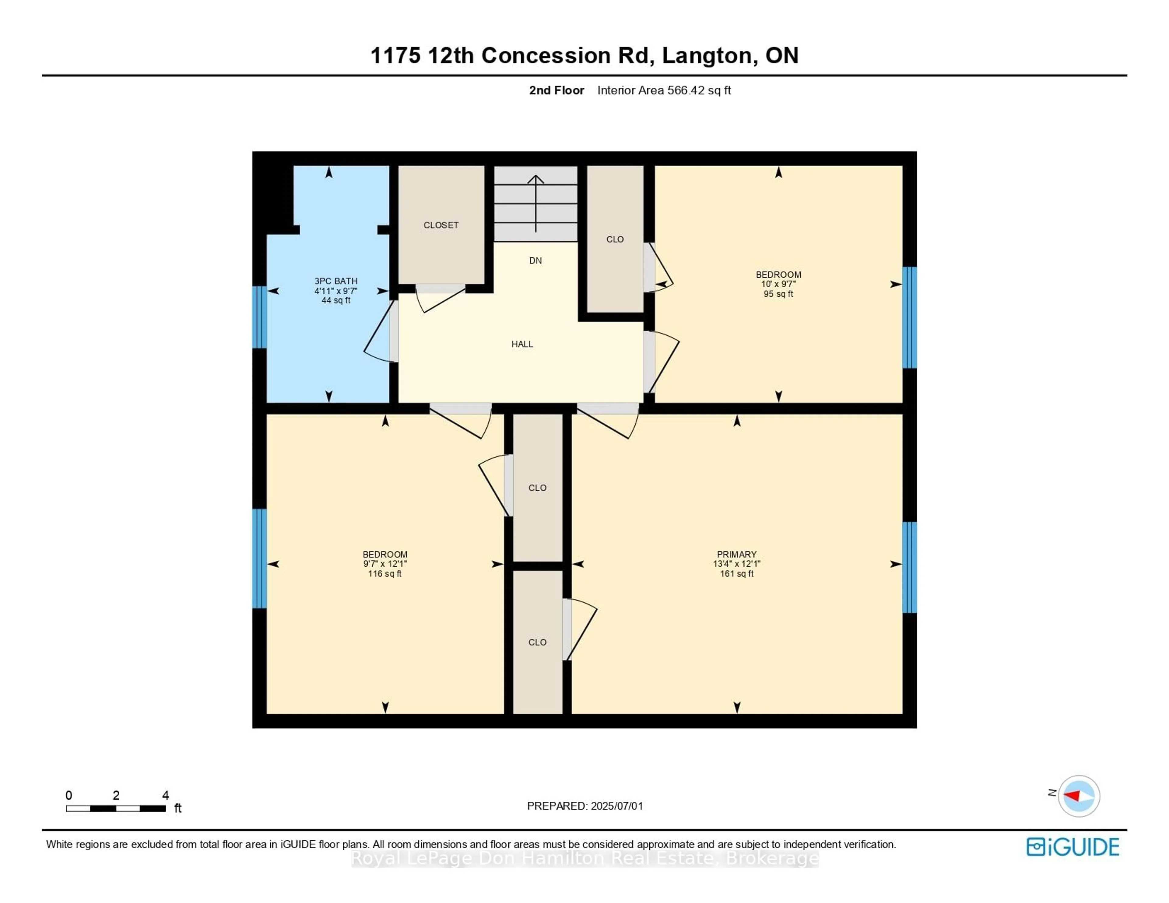 Floor plan for 1175 Concesstion Rd 12, Norfolk Ontario N0E 1P0