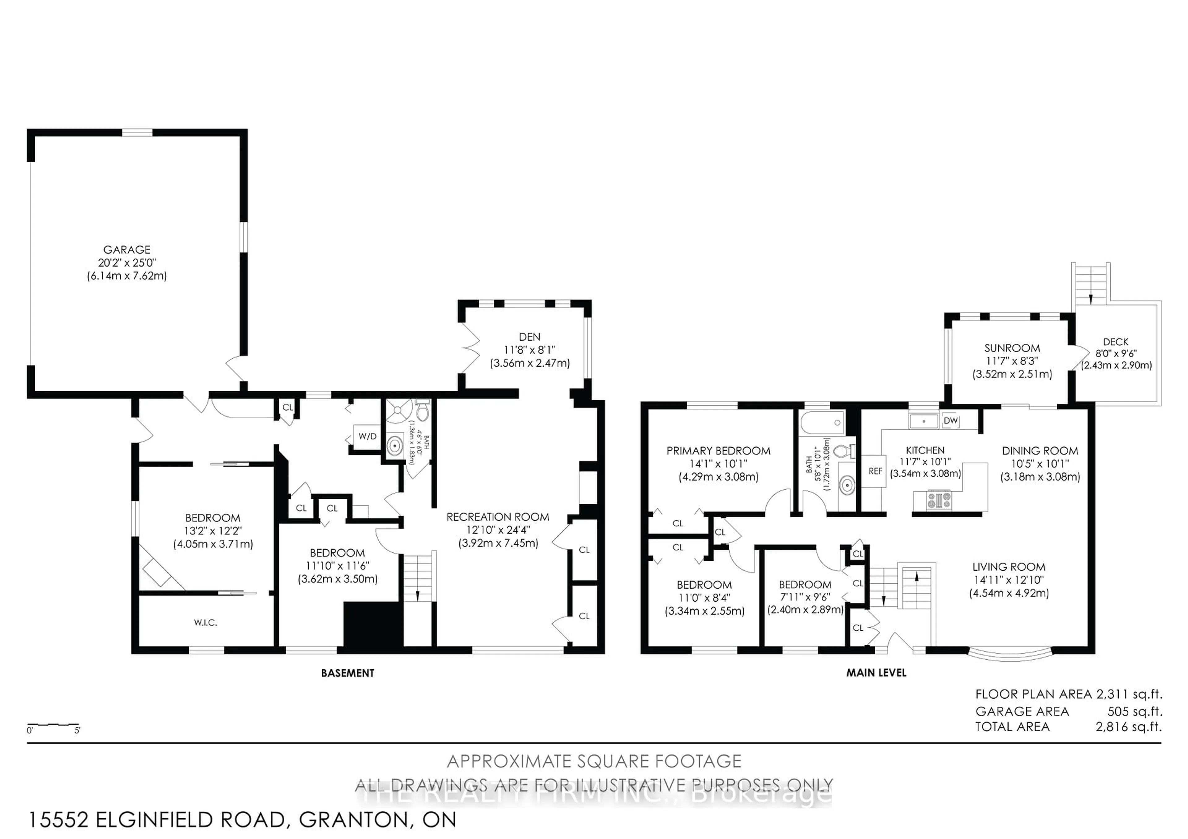 Floor plan for 15552 Elginfield Rd, Lucan Biddulph Ontario N0M 1V0