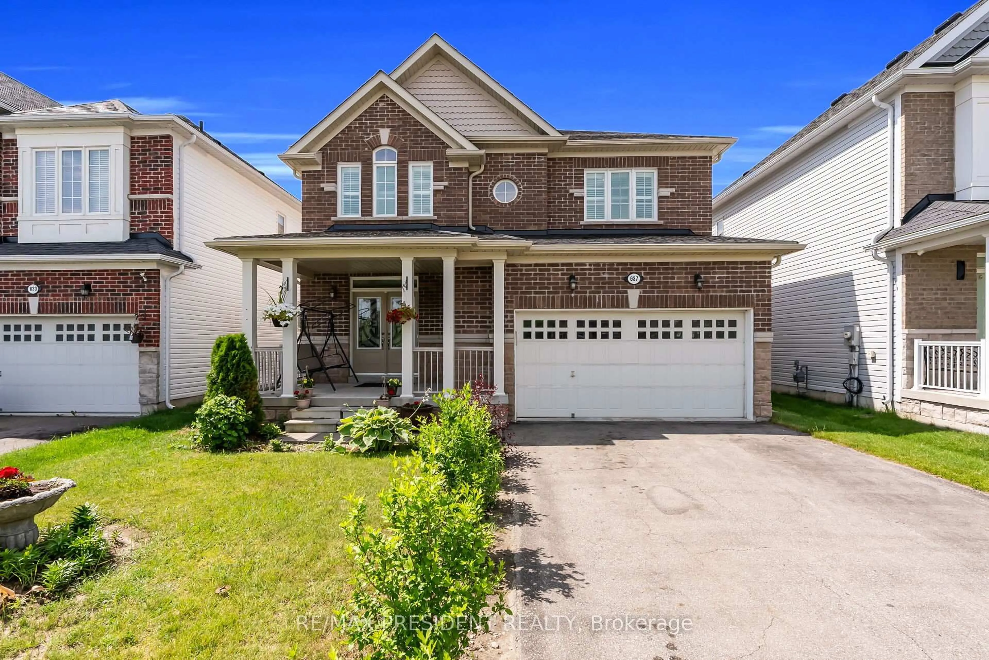 Home with brick exterior material, street for 637 Armstrong Rd, Shelburne Ontario L9V 3V6