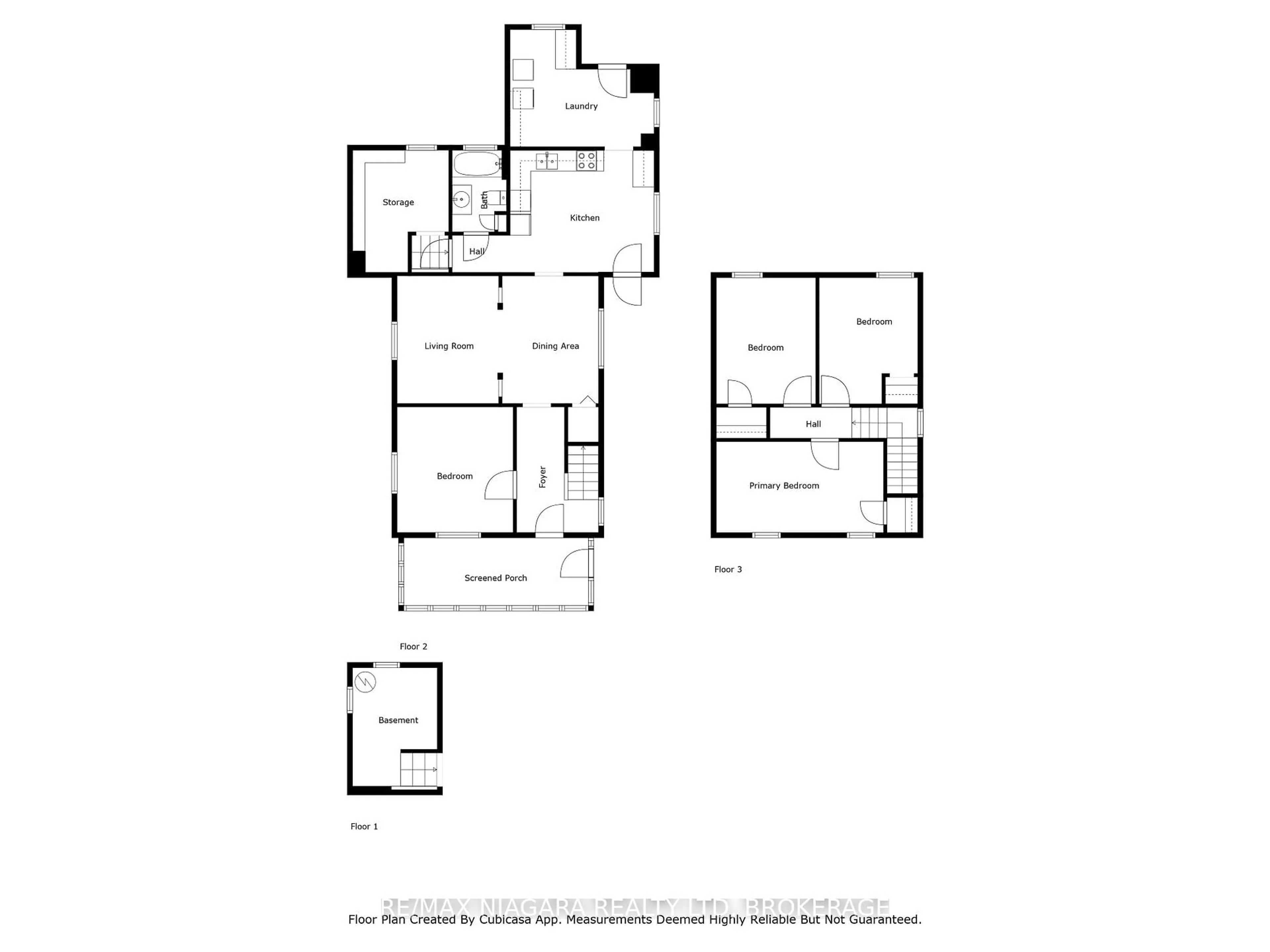 Floor plan for 45 Ramey Ave, Port Colborne Ontario L3K 2L2