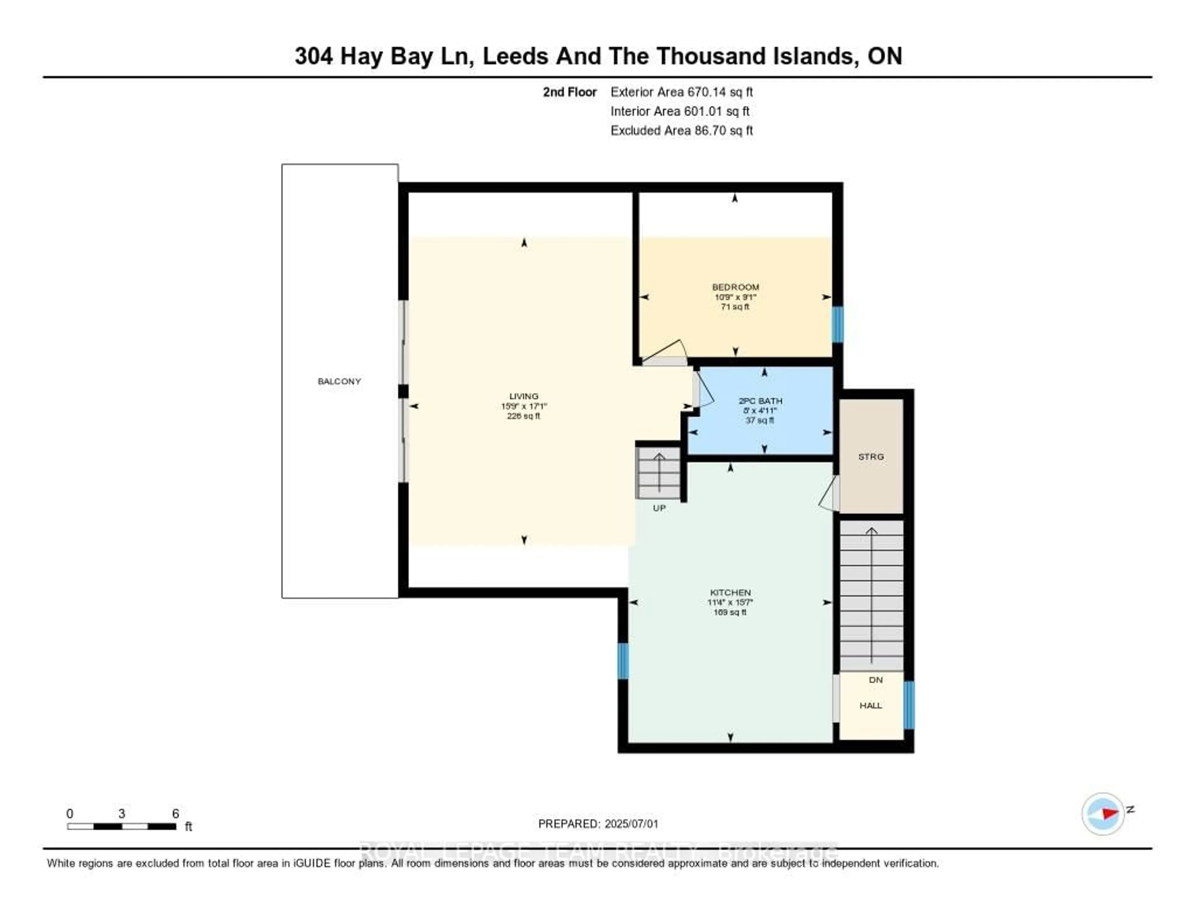 Floor plan for 304 Hay Bay Lane, Leeds and the Thousand Islands Ontario K0E 1L0