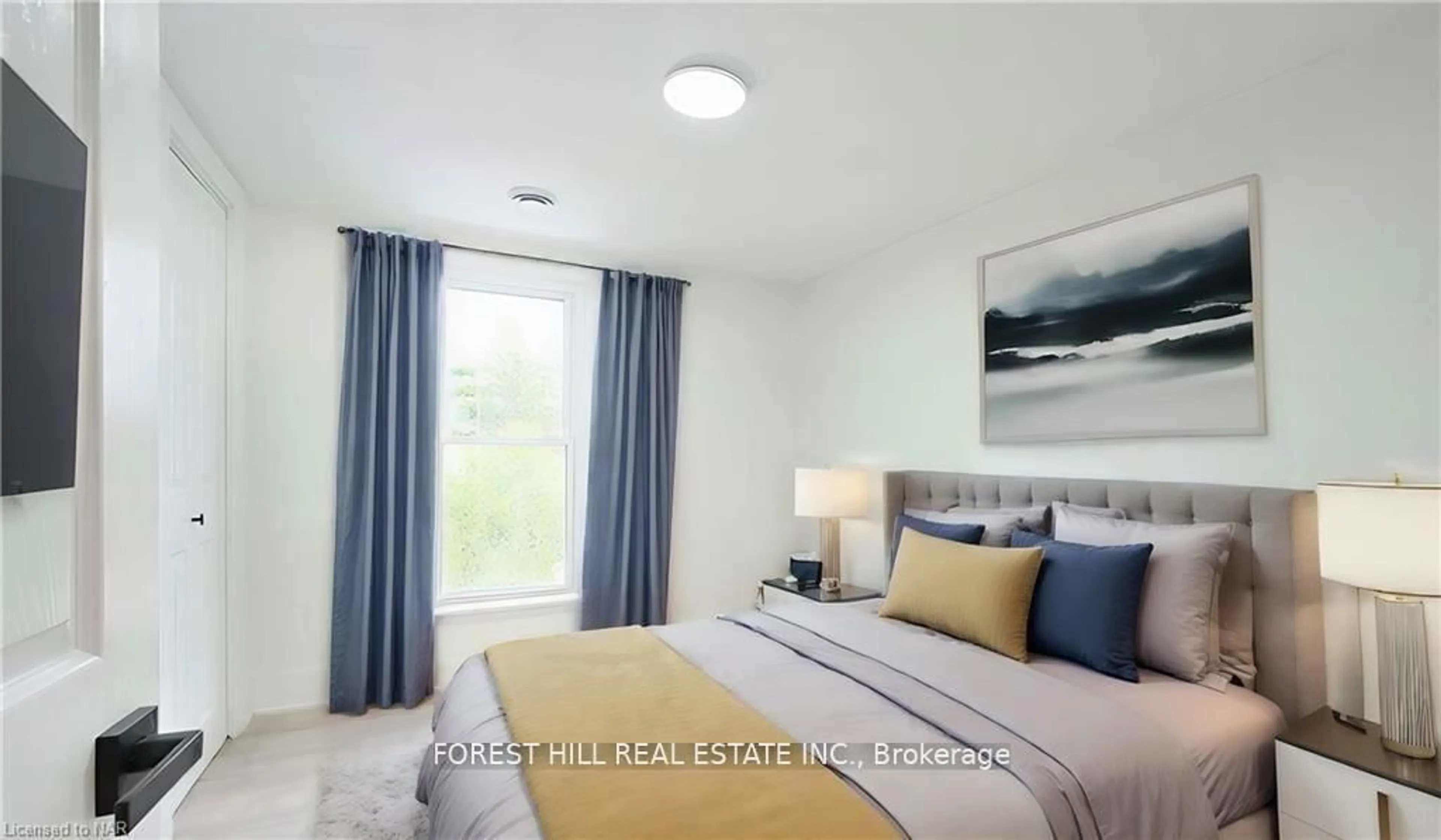 Bedroom with bed, unknown for 4710 Epworth Circ #4702, Niagara Falls Ontario L2E 1C8