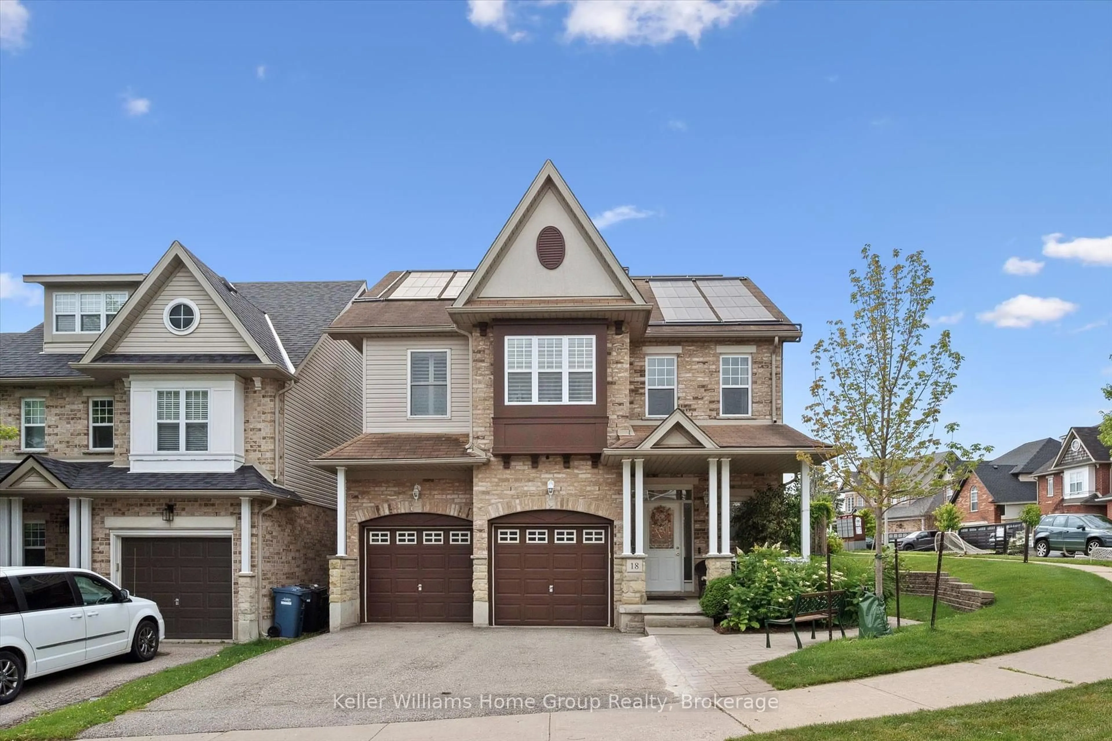 Home with brick exterior material, street for 18 Geddes Cres, Guelph Ontario N1G 5K7