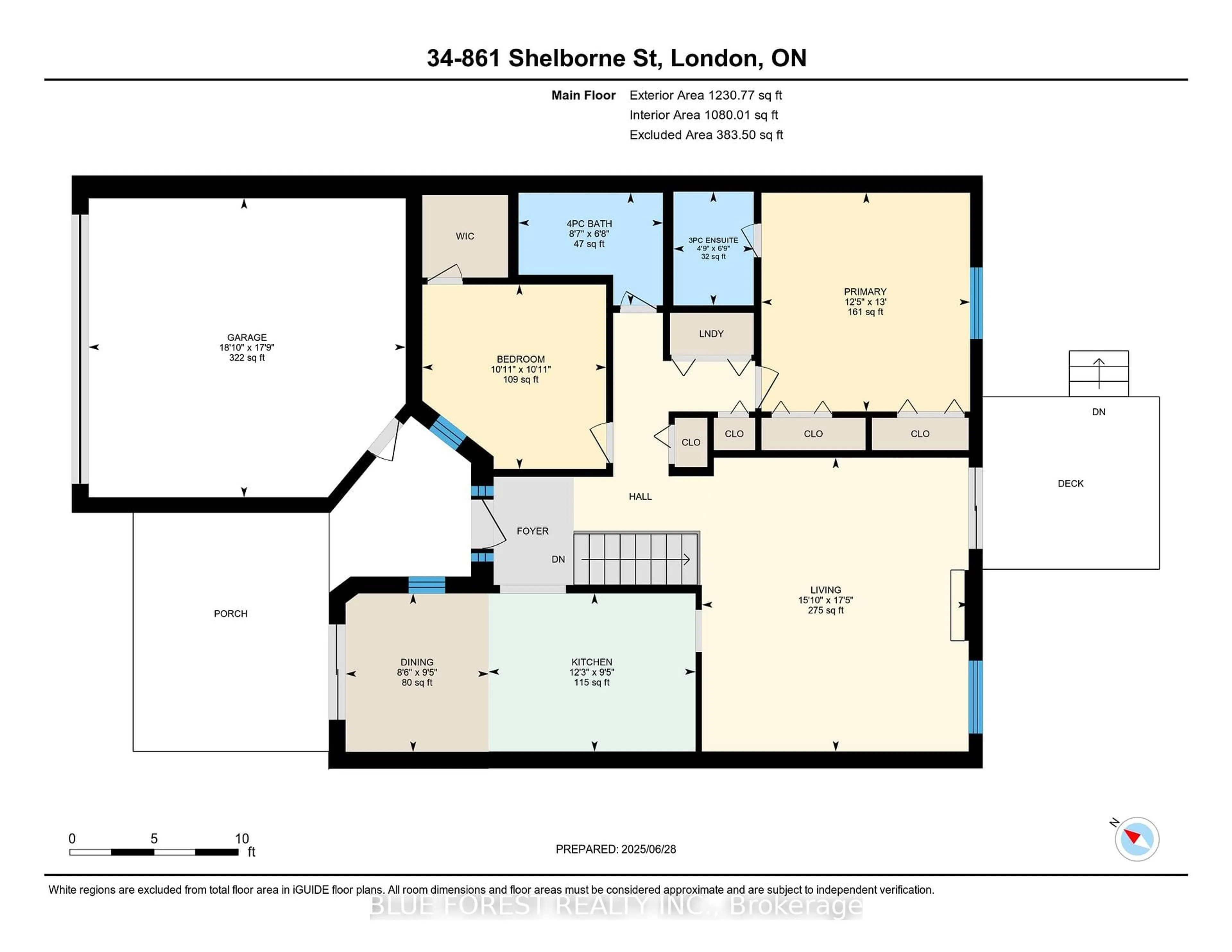 Floor plan for 861 Shelborne St #34, London South Ontario N5Z 5C5