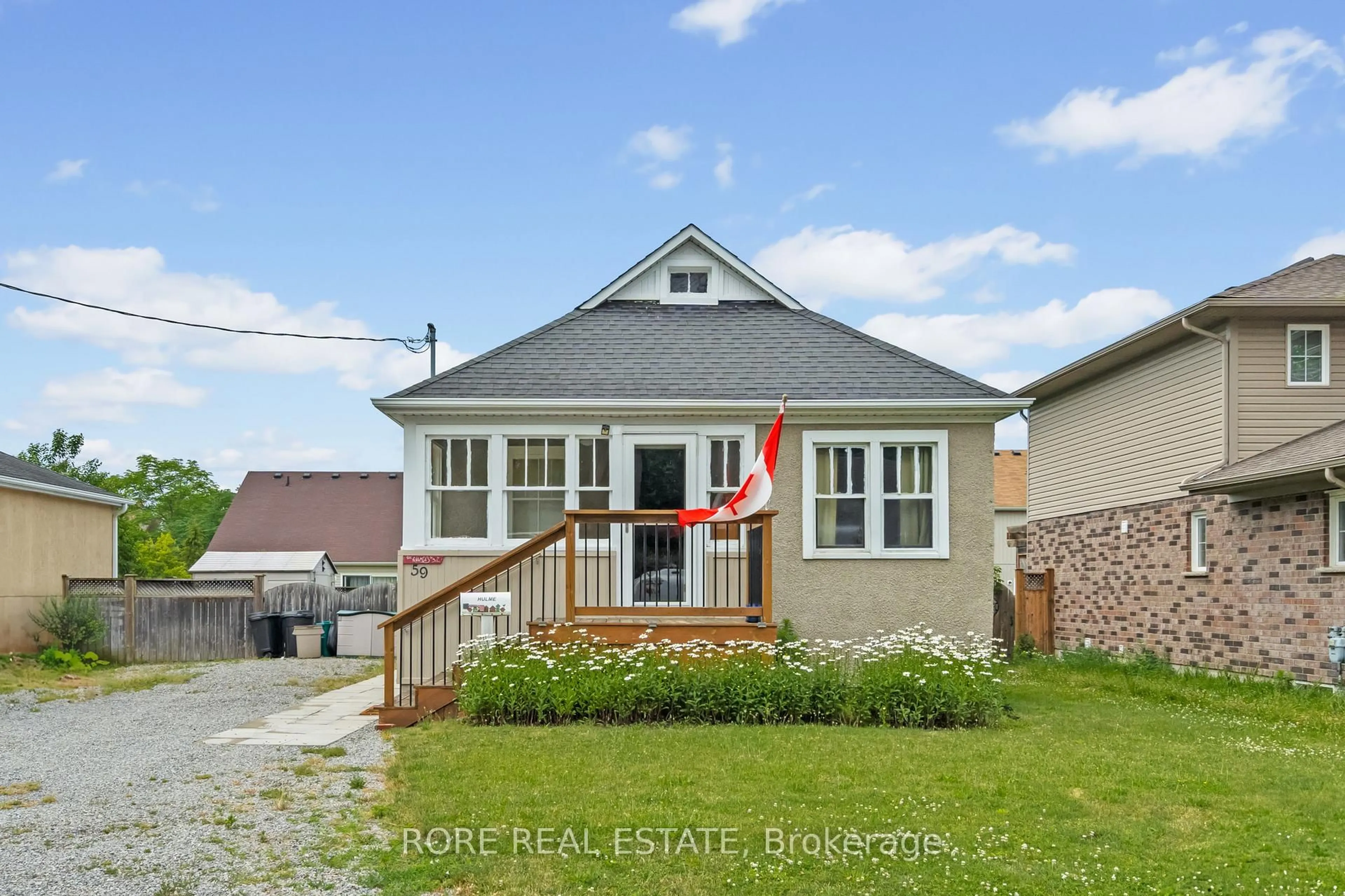 Home with brick exterior material, street for 59 Haig St, St. Catharines Ontario L2R 6K7