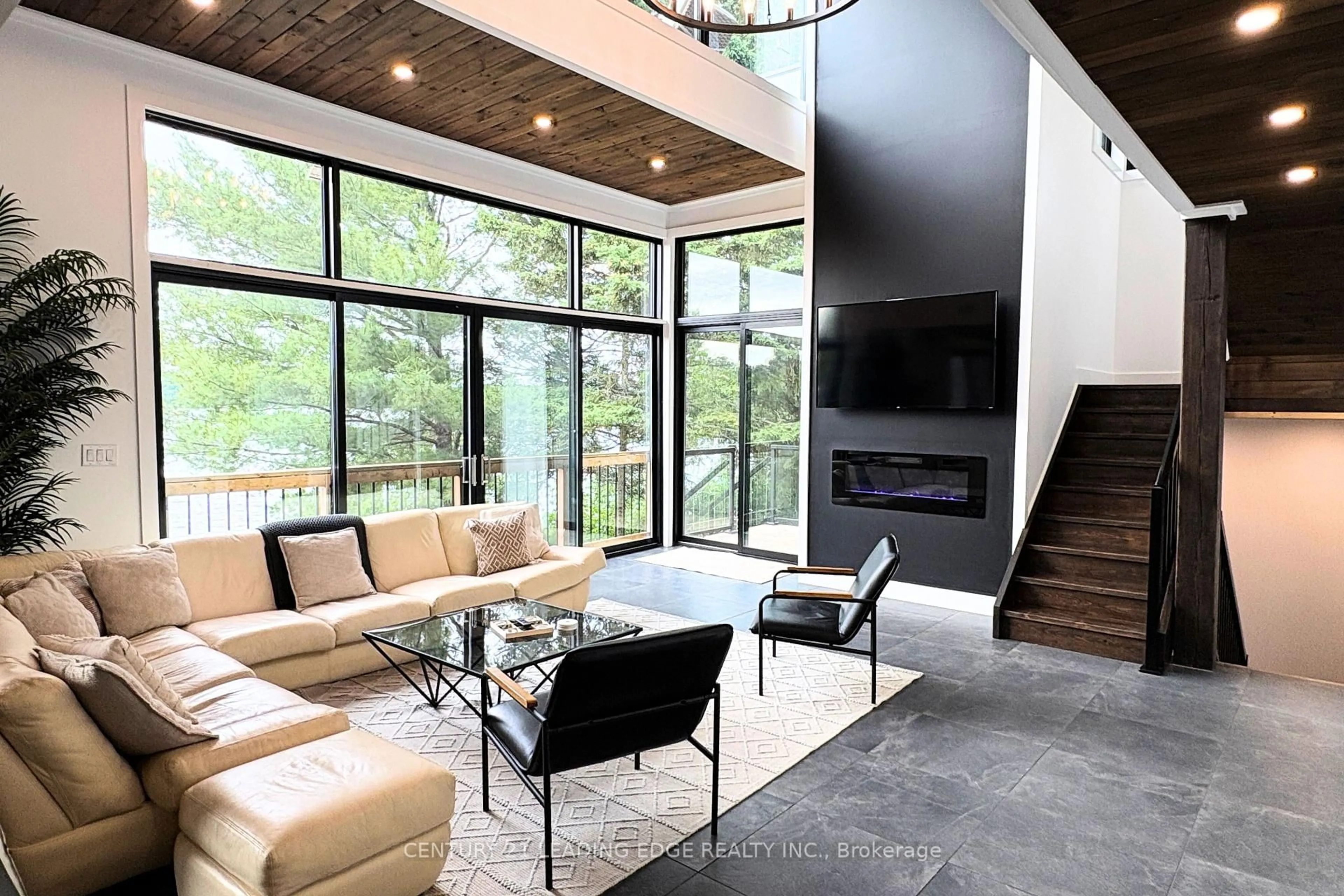 Living room with furniture, unknown for 34 Ottawa Ave, South River Ontario P0A 1X0