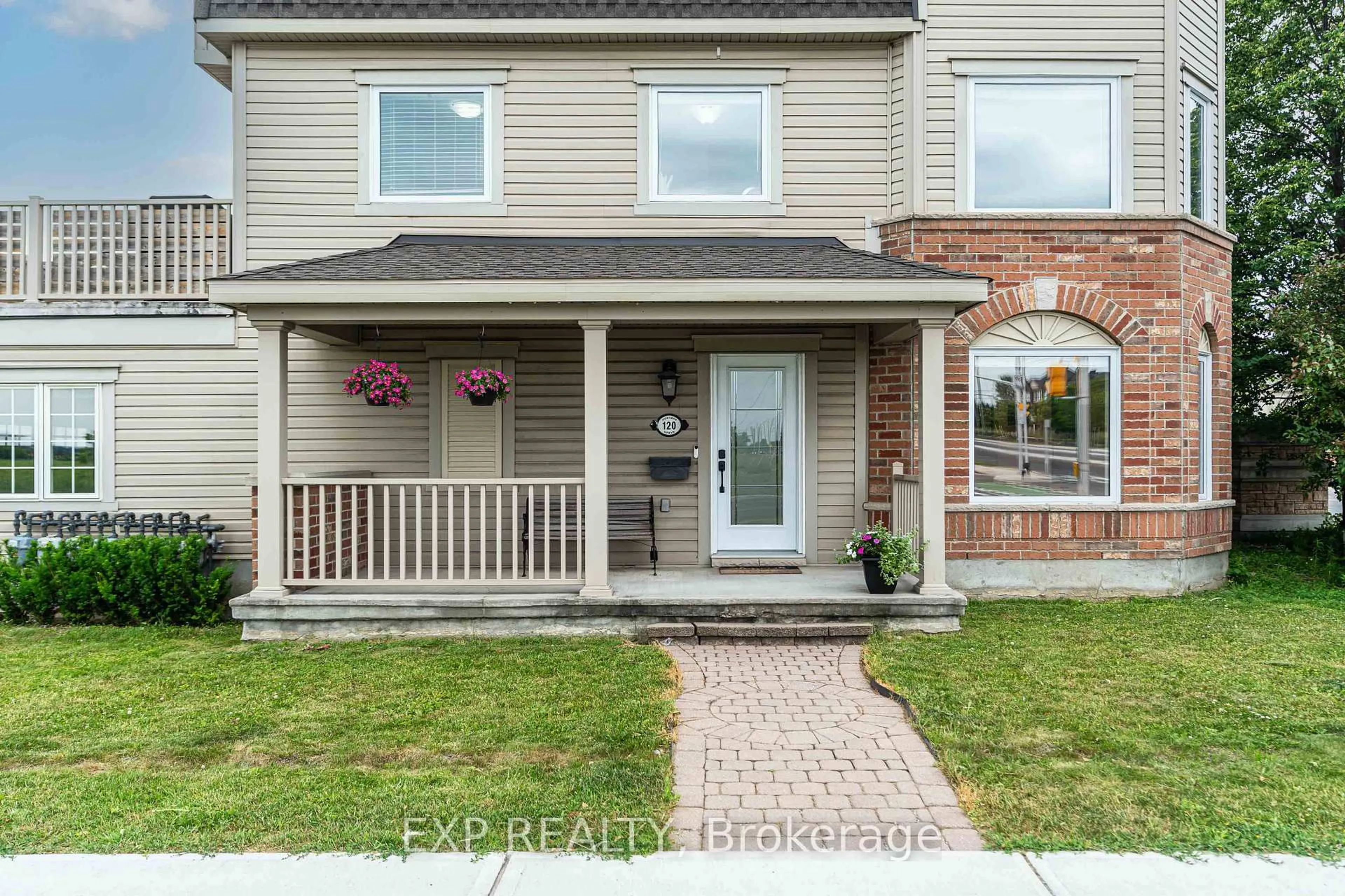 Home with brick exterior material, street for 120 Huntmar Dr, Ottawa Ontario K2S 0E3