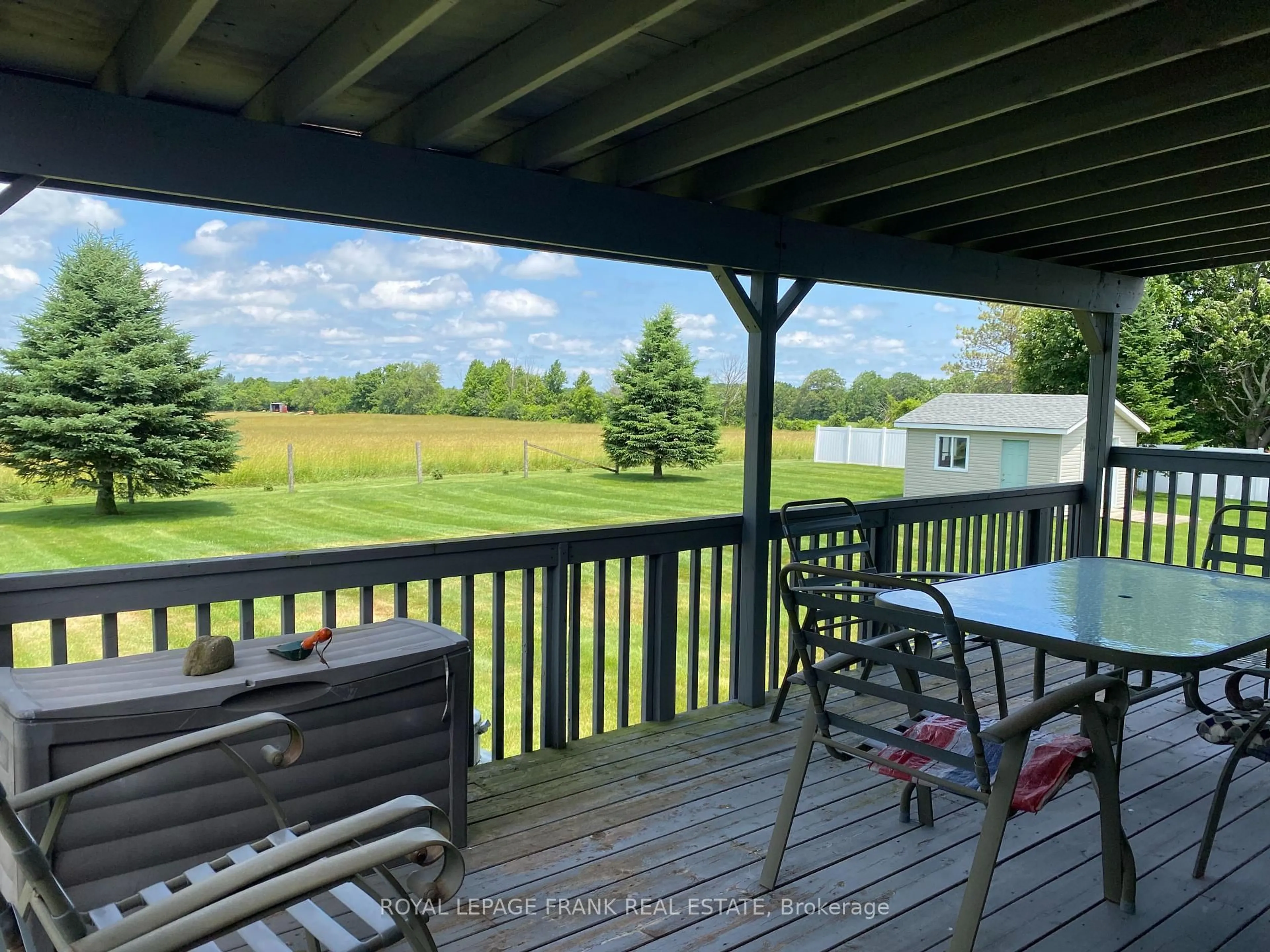 Patio, water/lake/river/ocean view for 13642 Telephone Rd, Cramahe Ontario K0K 1S0