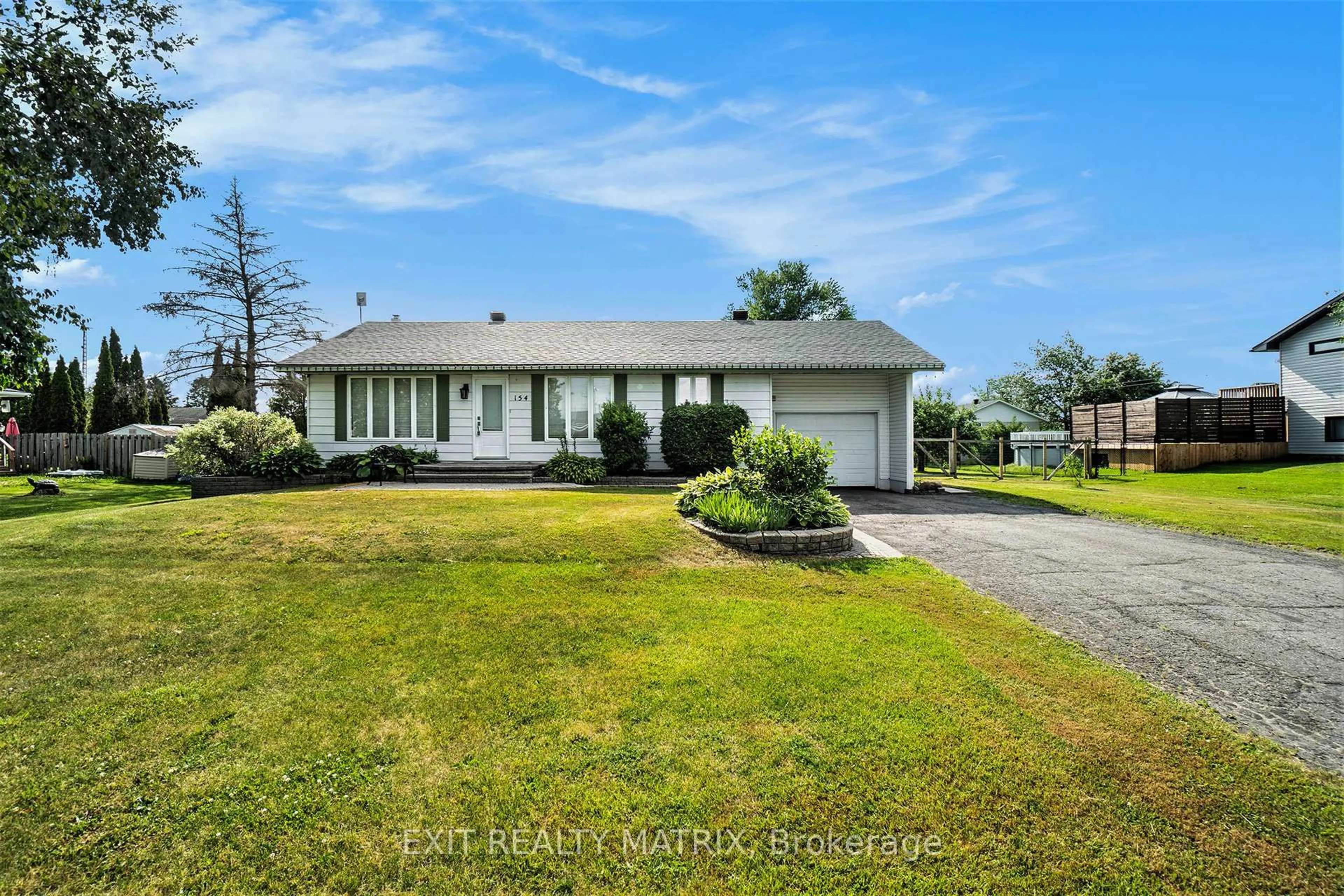 A pic from outside/outdoor area/front of a property/back of a property/a pic from drone, street for 154 Caledonia Rd, The Nation Ontario K0C 2B0