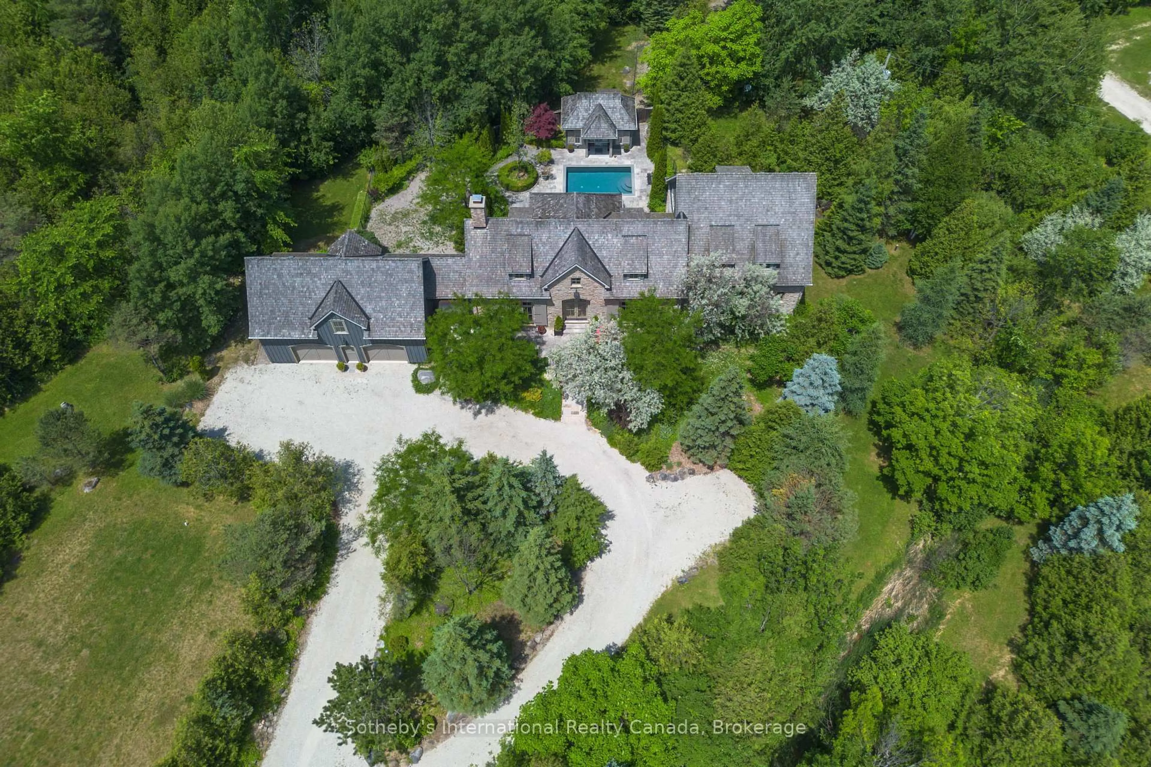 A pic from outside/outdoor area/front of a property/back of a property/a pic from drone, unknown for 828327 GREY ROAD 40, Blue Mountains Ontario N0H 1J0