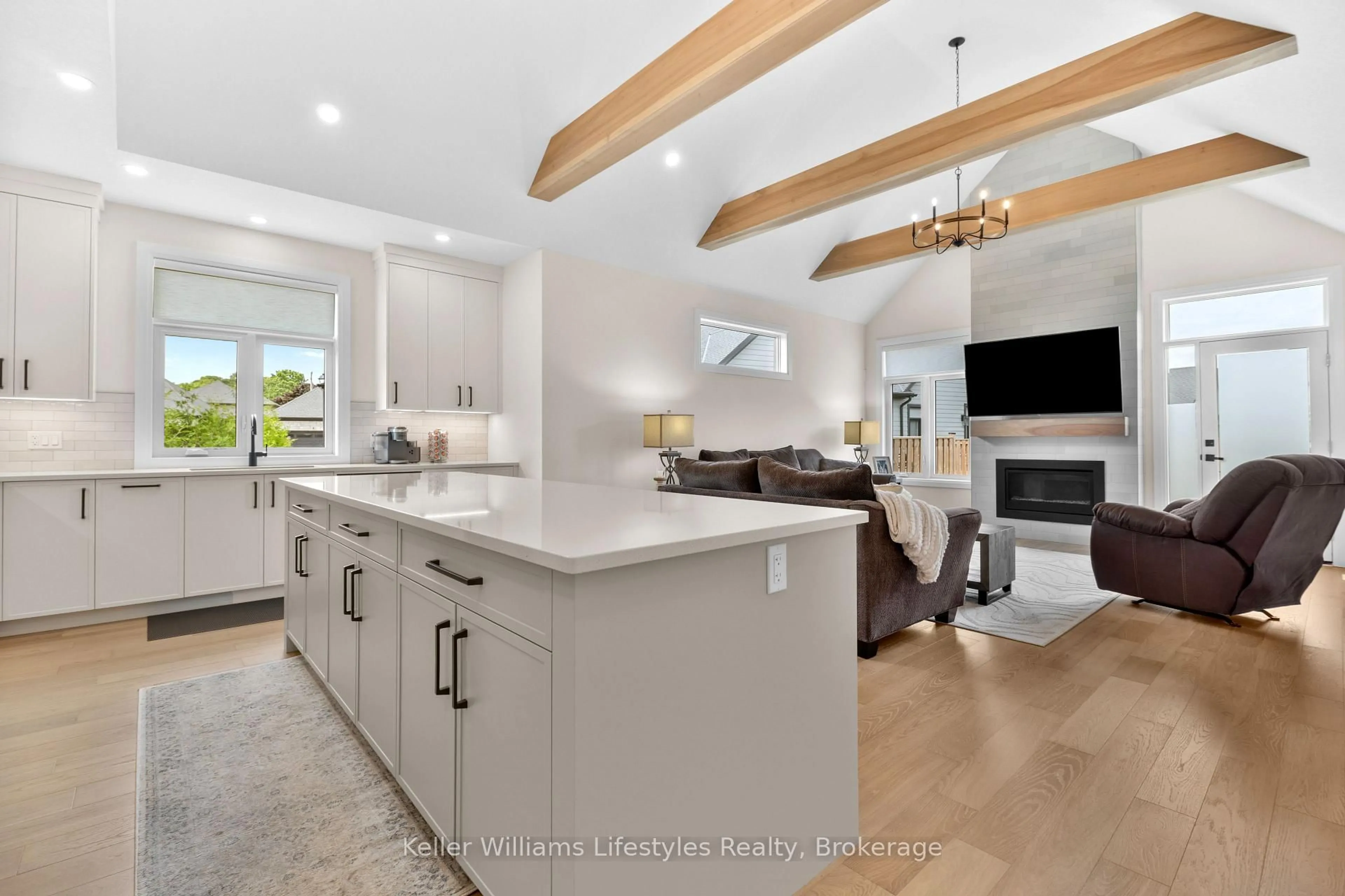 Open concept kitchen, unknown for 63 Compass Tr #35, Central Elgin Ontario N5L 0B4