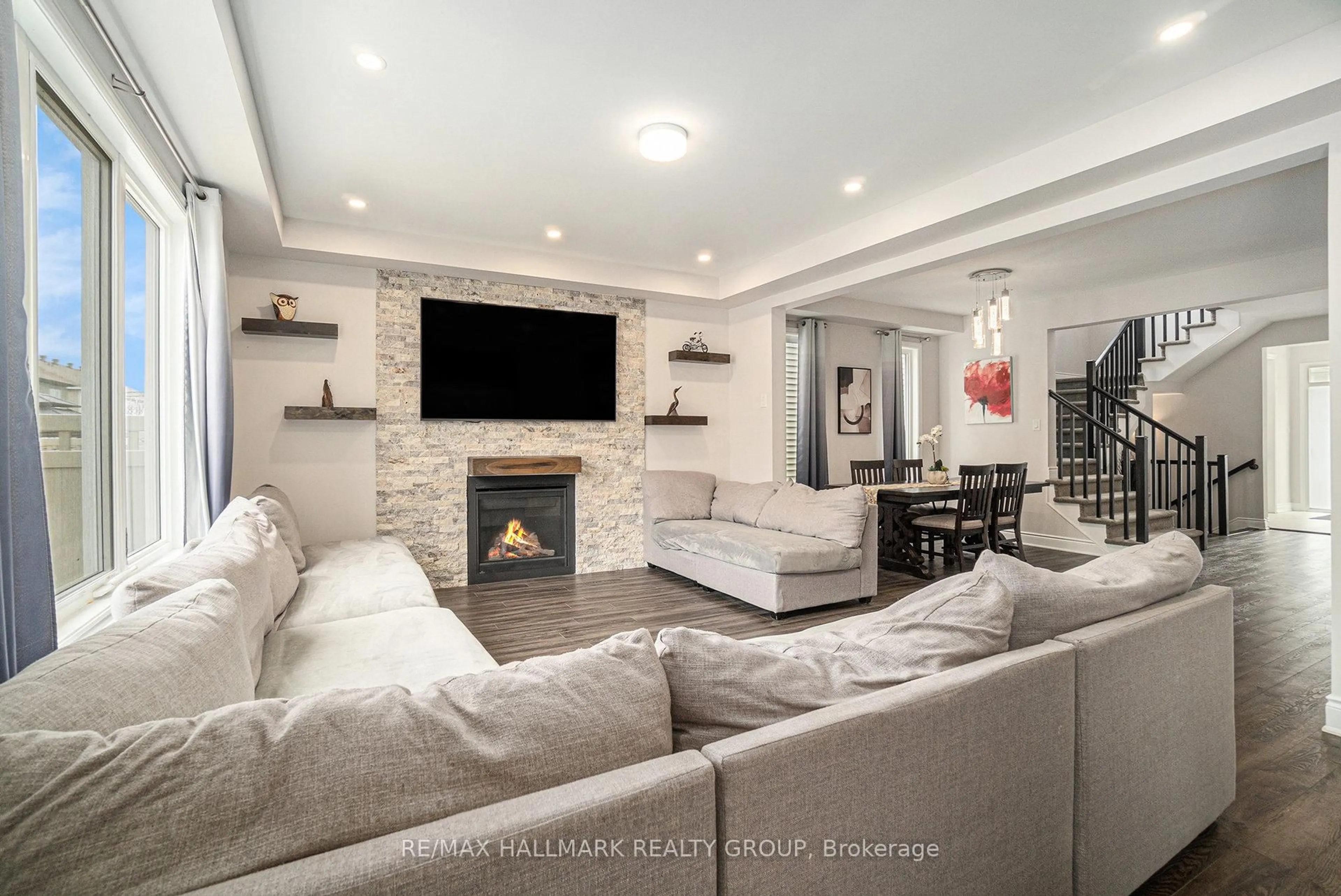 Living room with furniture, unknown for 37 Mudminnow Cres, Ottawa Ontario K4A 5H8