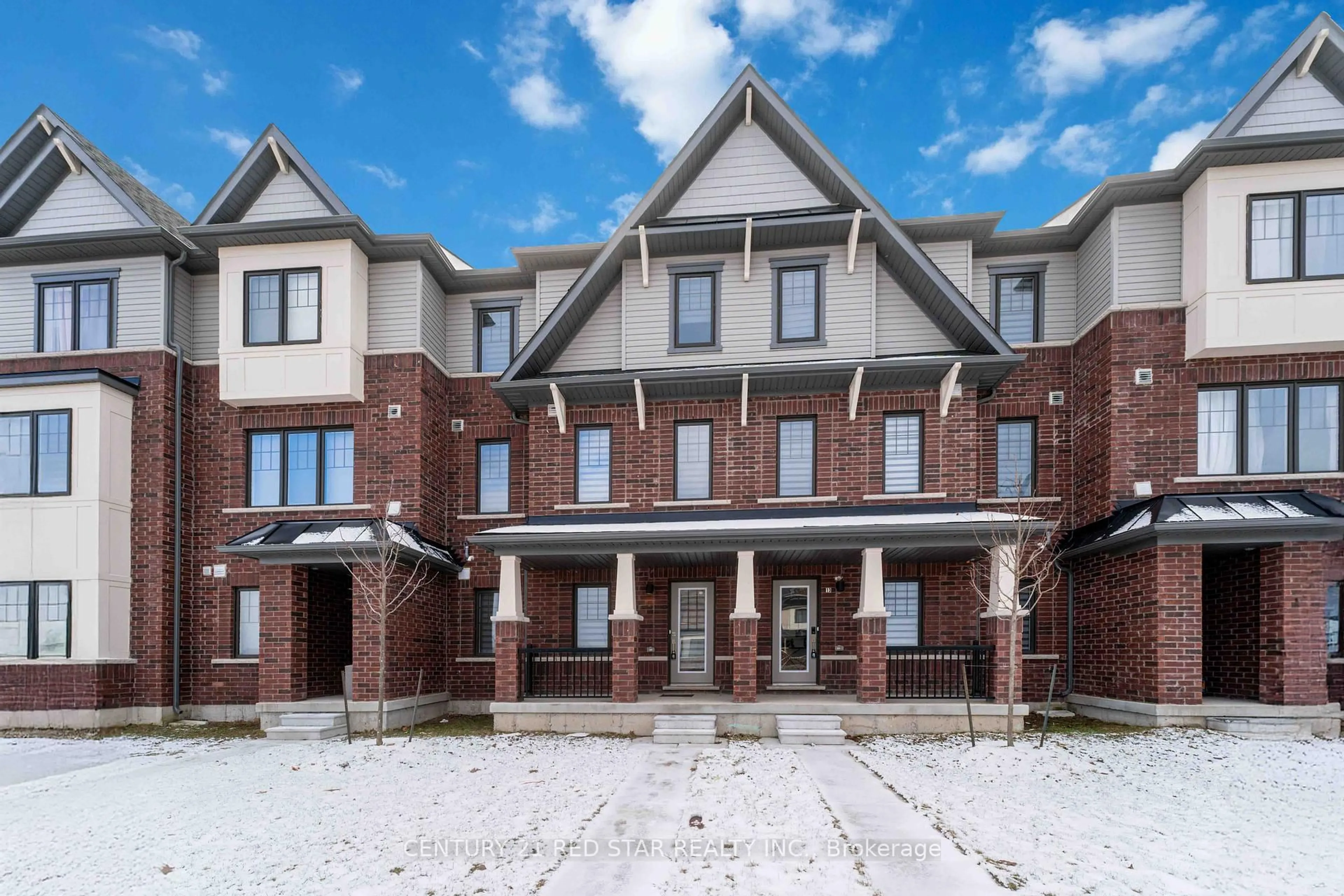 Home with brick exterior material, building for 185 Bedrock Dr #14, Hamilton Ontario L8J 0M5