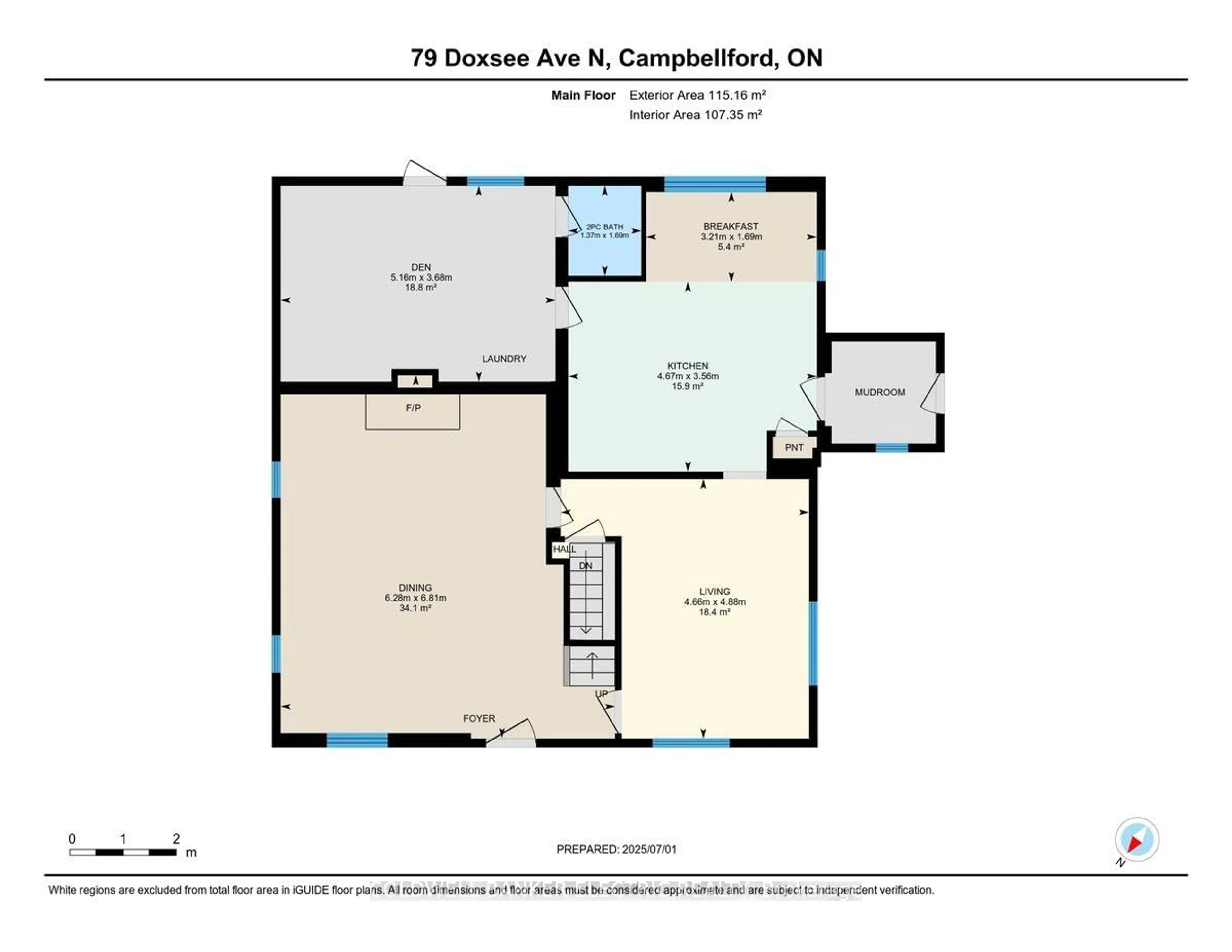 Floor plan for 79 Doxsee Ave, Trent Hills Ontario K0L 1L0