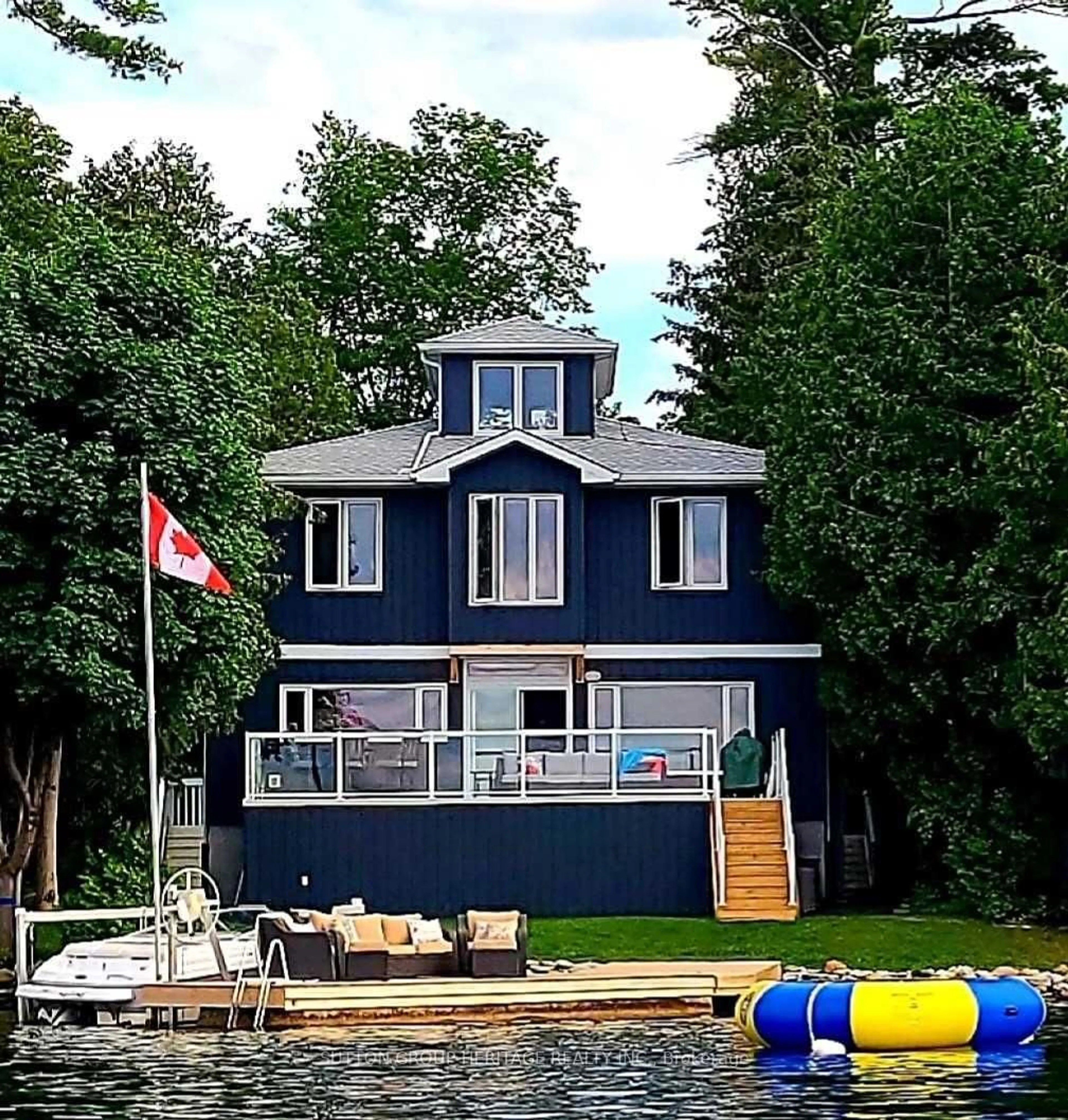 Home with vinyl exterior material, water/lake/river/ocean view for 28 Goodman Rd, Kawartha Lakes Ontario K0M 1N0