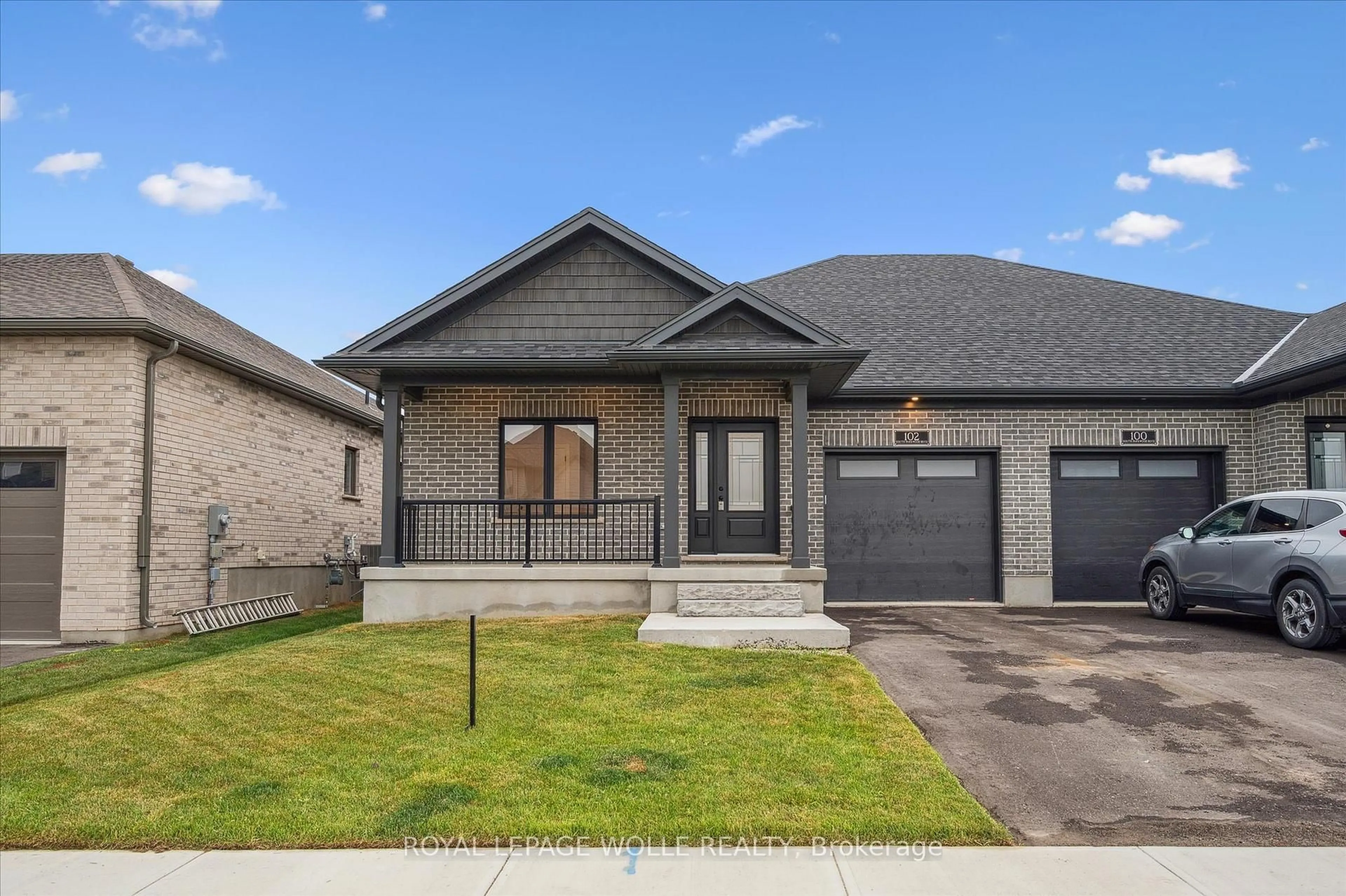 Home with brick exterior material, street for 102 SOUTH PARKWOOD Blvd, Woolwich Ontario N3B 0E6