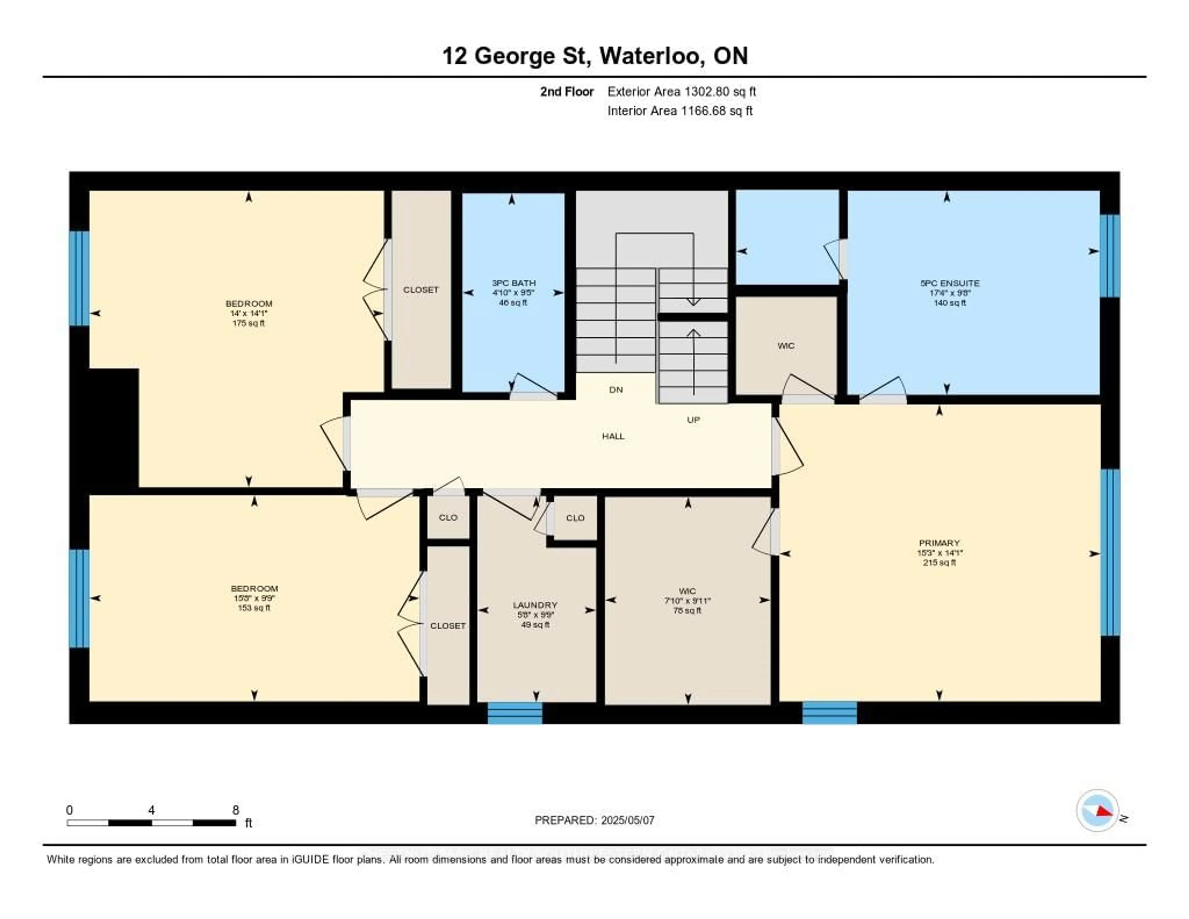Floor plan for 12 George St, Waterloo Ontario N2J 1K5
