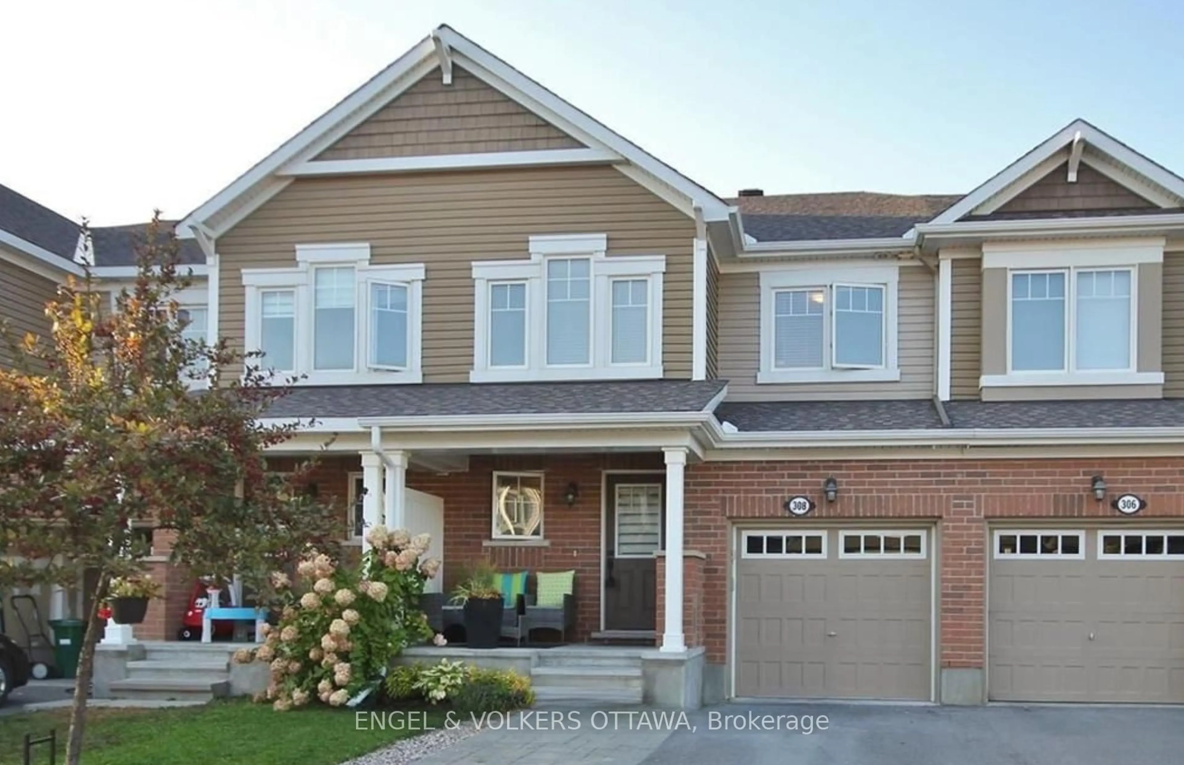 Home with brick exterior material, street for 308 Song Sparrow St, Ottawa Ontario K2J 5W5