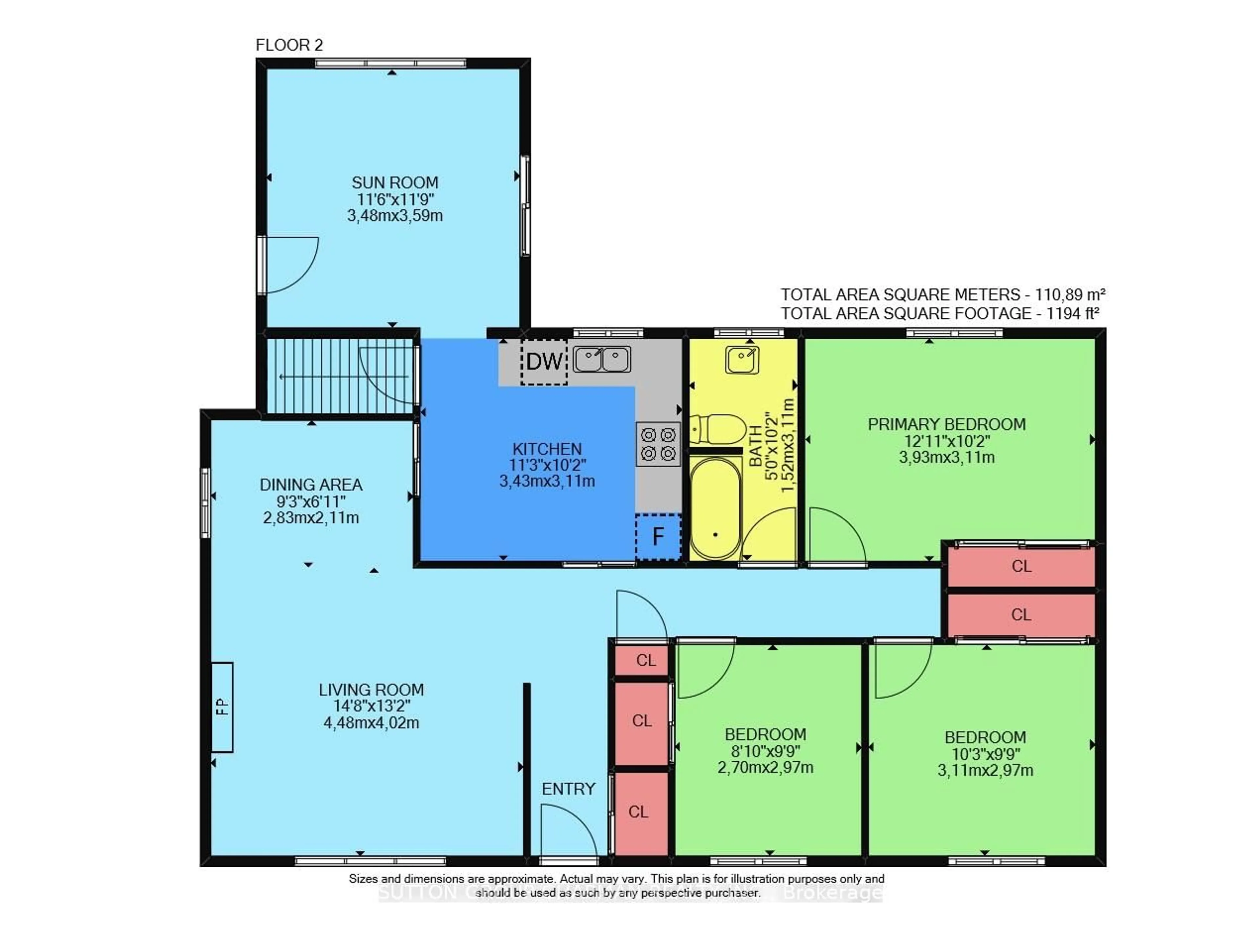 Floor plan for 204 Gladman Ave, London South Ontario N6J 1X5