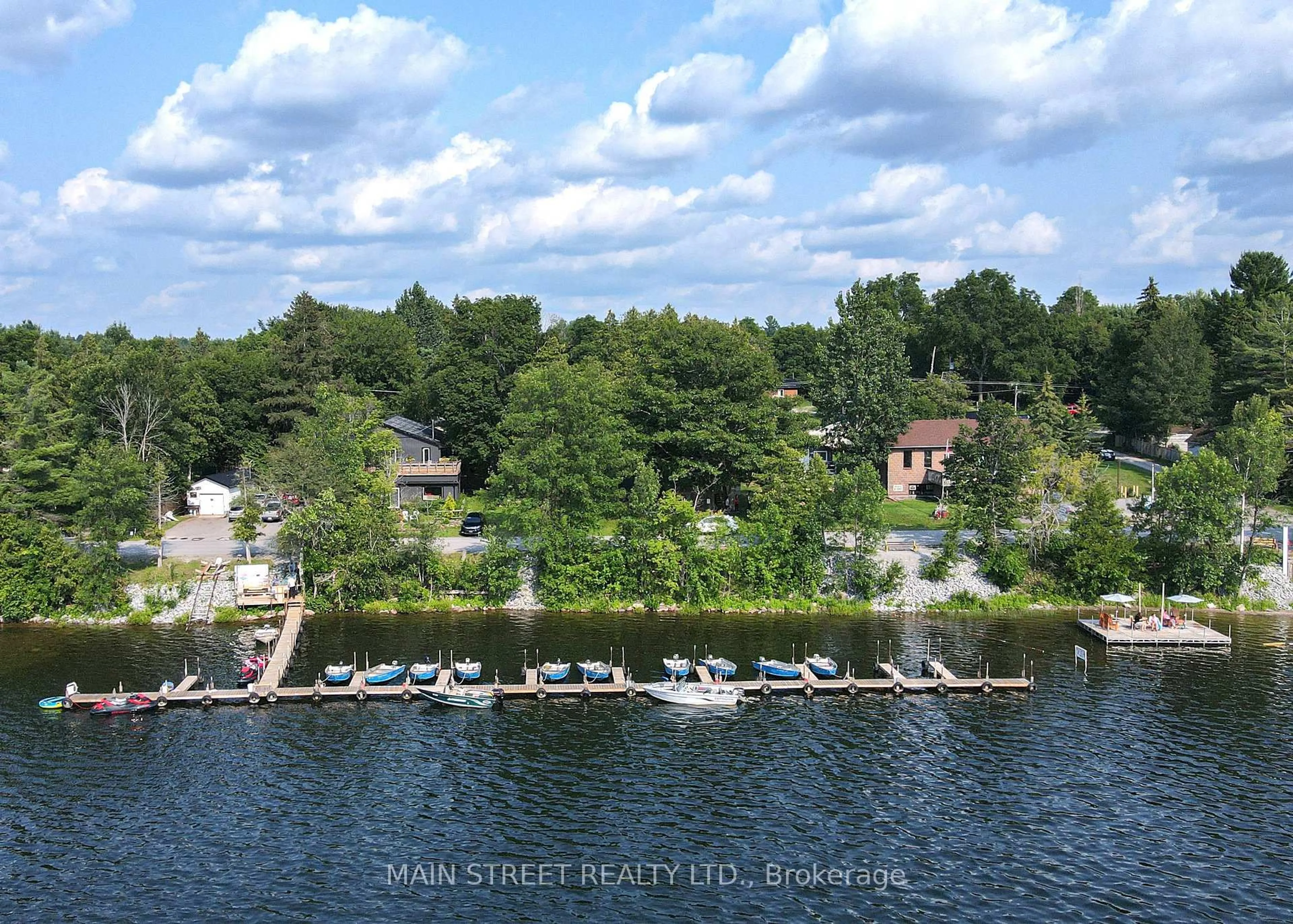 A pic from outside/outdoor area/front of a property/back of a property/a pic from drone, water/lake/river/ocean view for 230 Lake Dalrymple Rd #20, Kawartha Lakes Ontario L0K 1W0