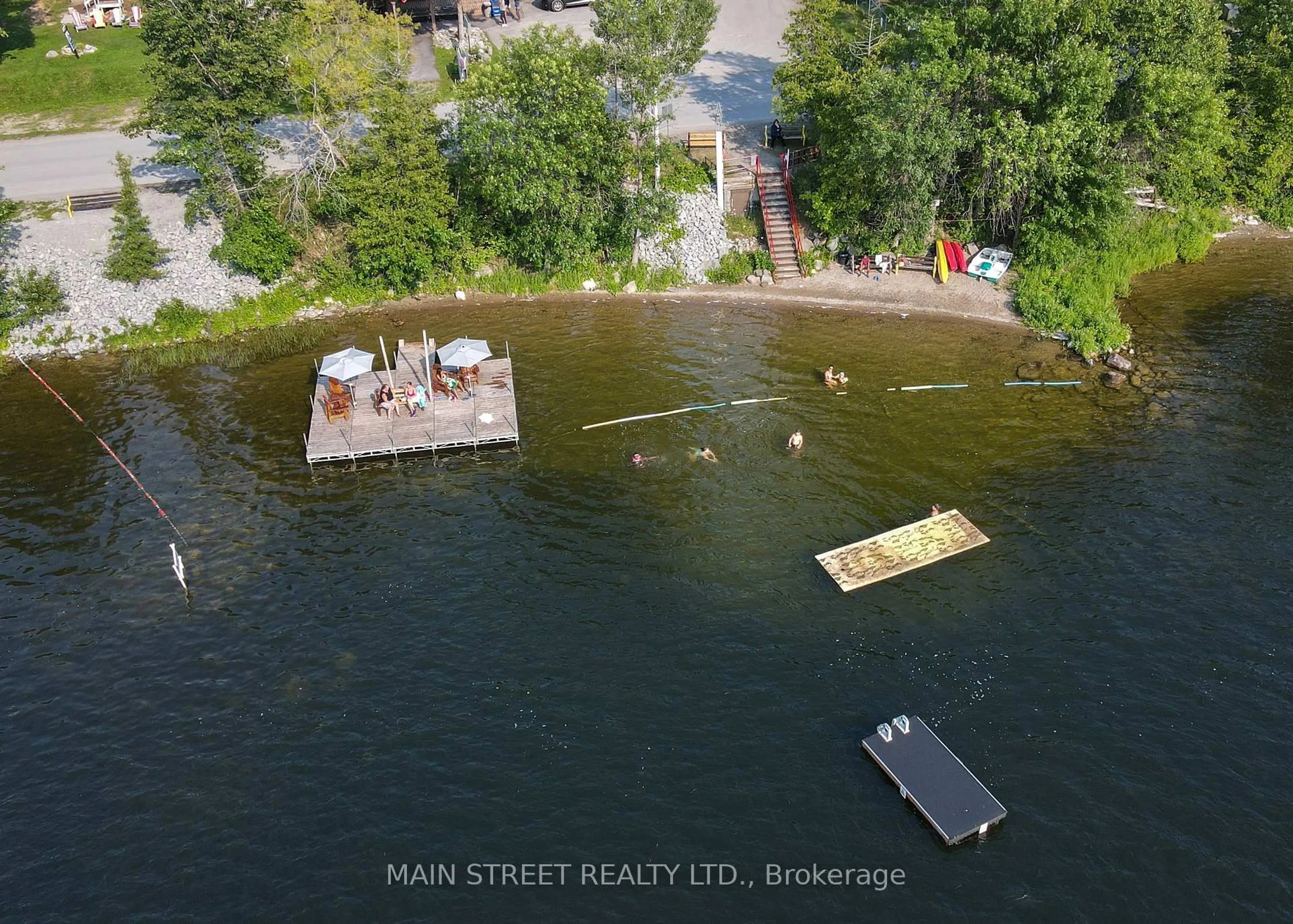 A pic from outside/outdoor area/front of a property/back of a property/a pic from drone, water/lake/river/ocean view for 230 Lake Dalrymple Rd #20, Kawartha Lakes Ontario L0K 1W0