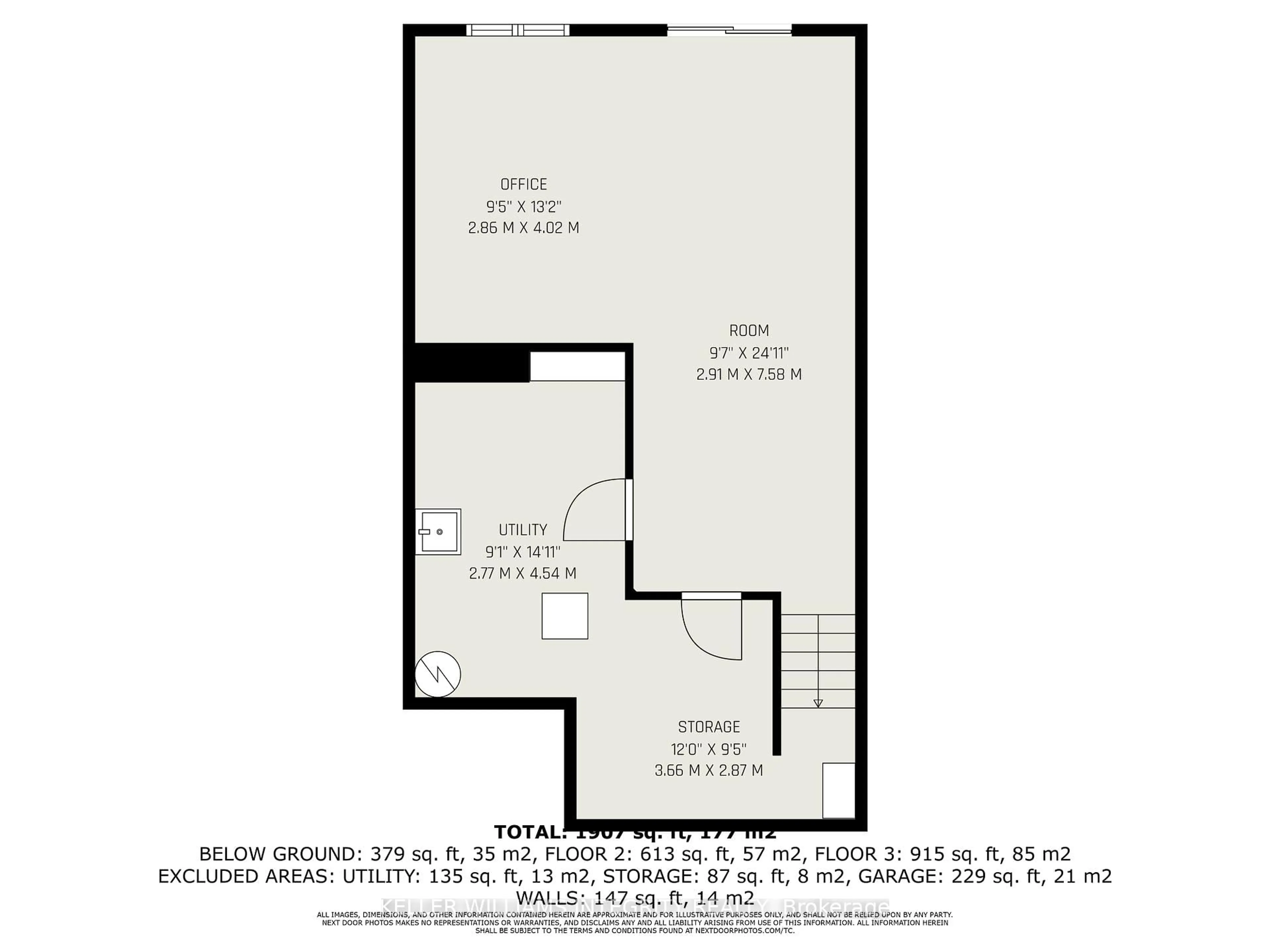 Floor plan for 85 Evelyn Powers Private, Ottawa Ontario K2S 0E1