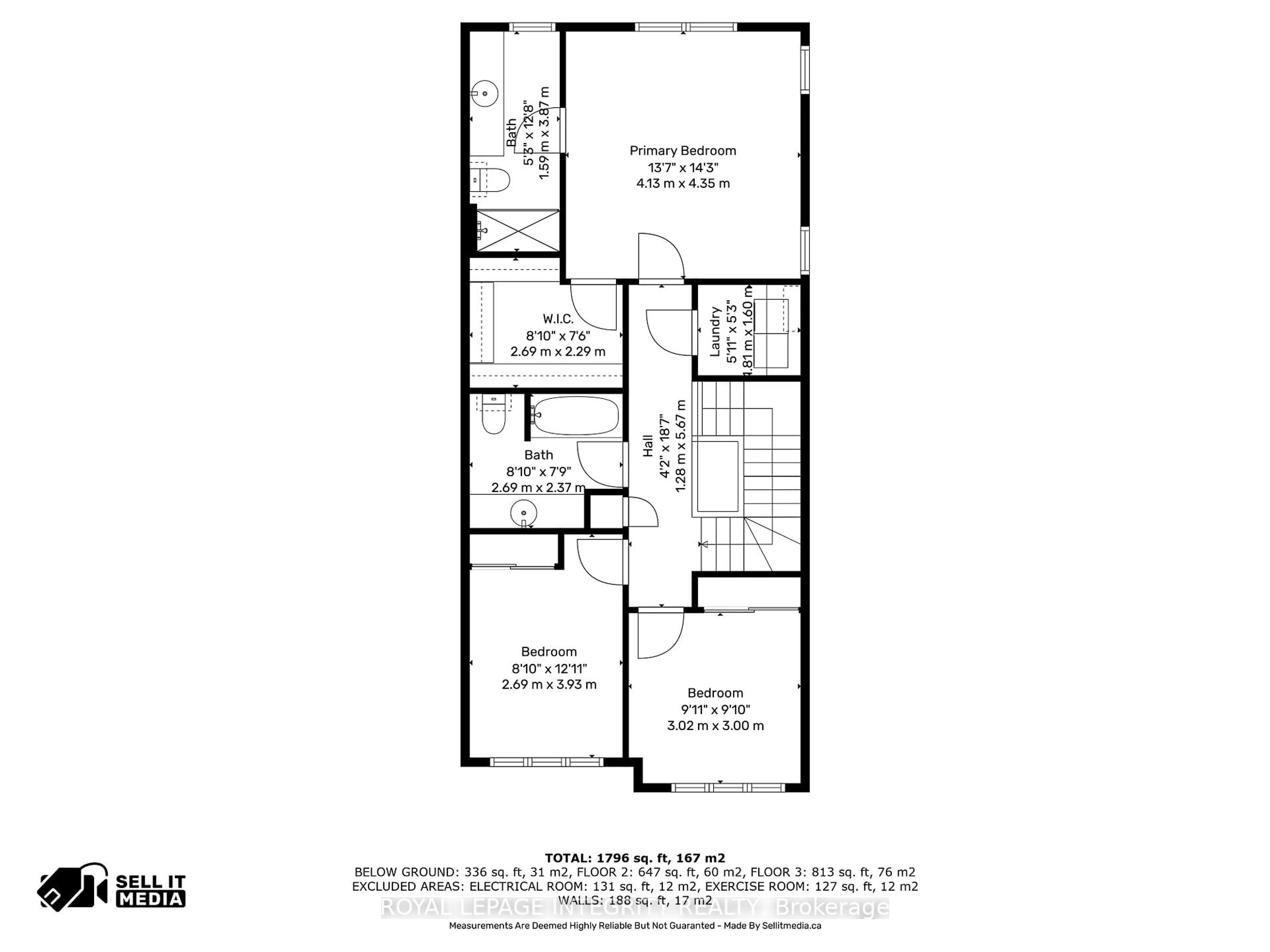 Floor plan for 296 Mountain Sorrel Way, Ottawa Ontario K4A 1H6