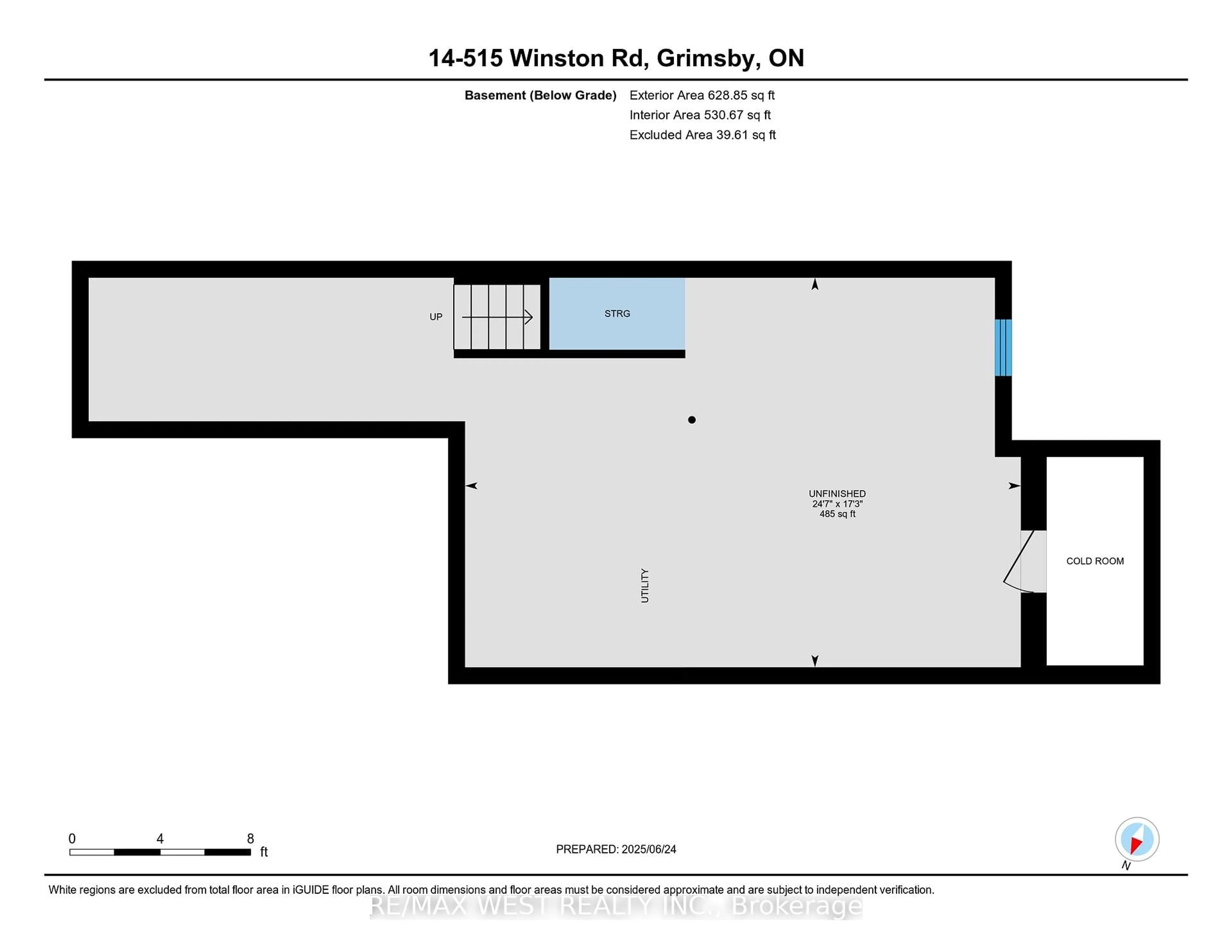 Floor plan for 515 Winston Rd #15, Grimsby Ontario L3M 0C8