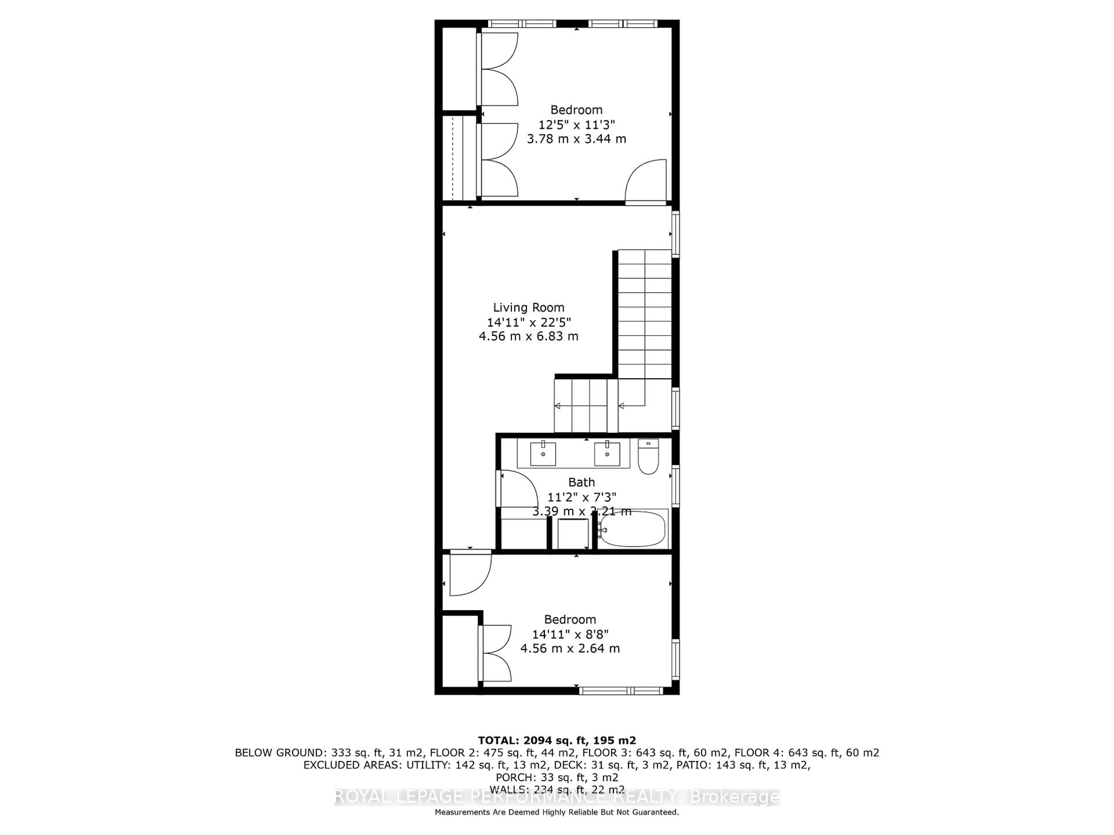 Floor plan for 80 Dagmar Ave, Ottawa Ontario K1L 5T4