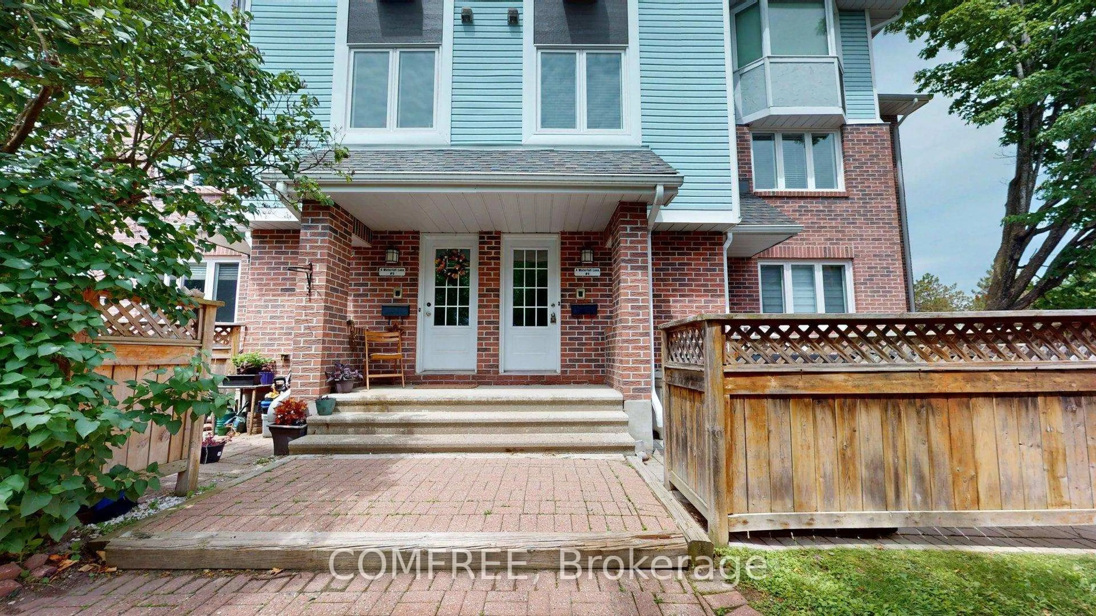 Home with brick exterior material, street for 4 Waterfall Lane #4, Ottawa Ontario K2H 9M9