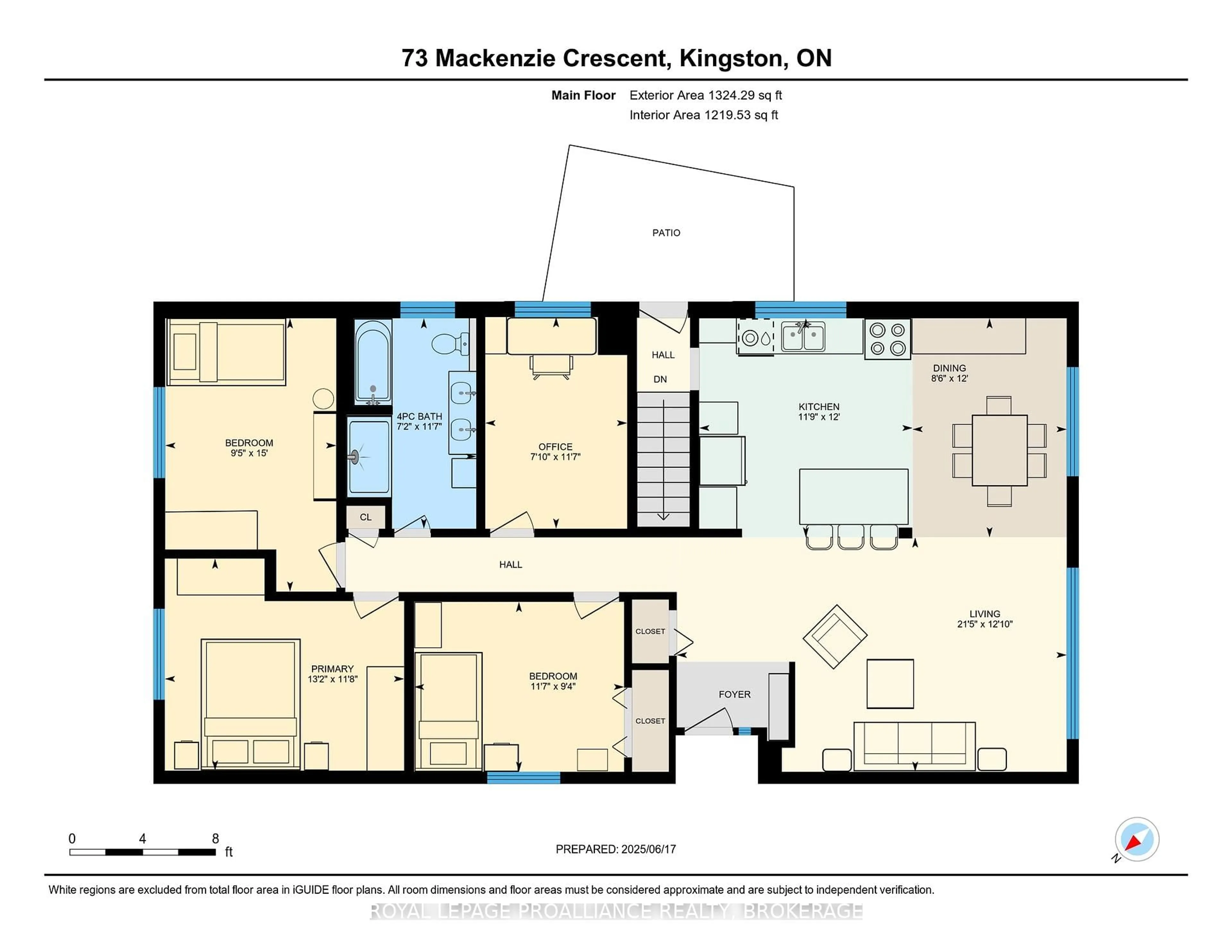 Floor plan for 73 Mackenzie Cres, Kingston Ontario K7M 2S2