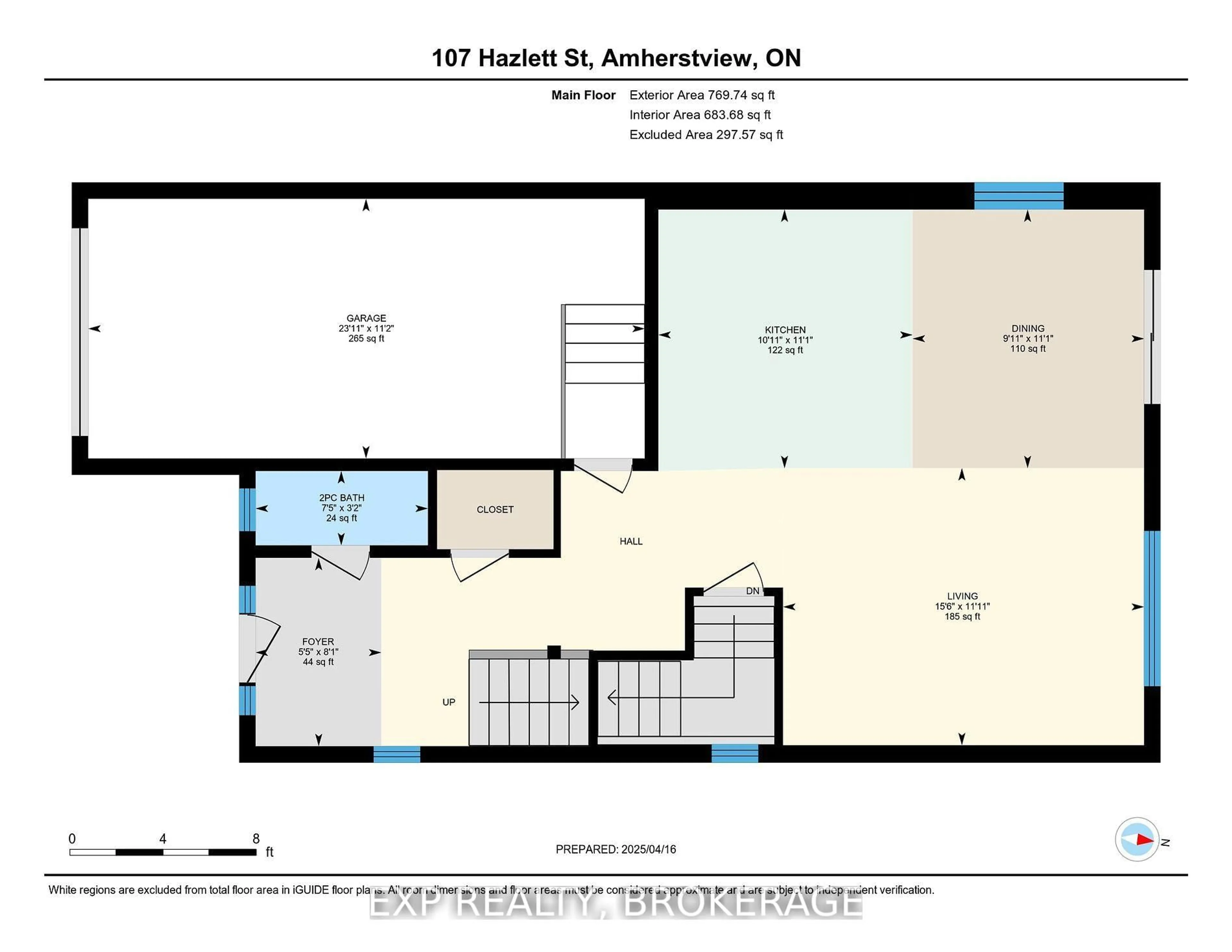 Floor plan for 107 Hazlett St, Loyalist Ontario K7N 0C1