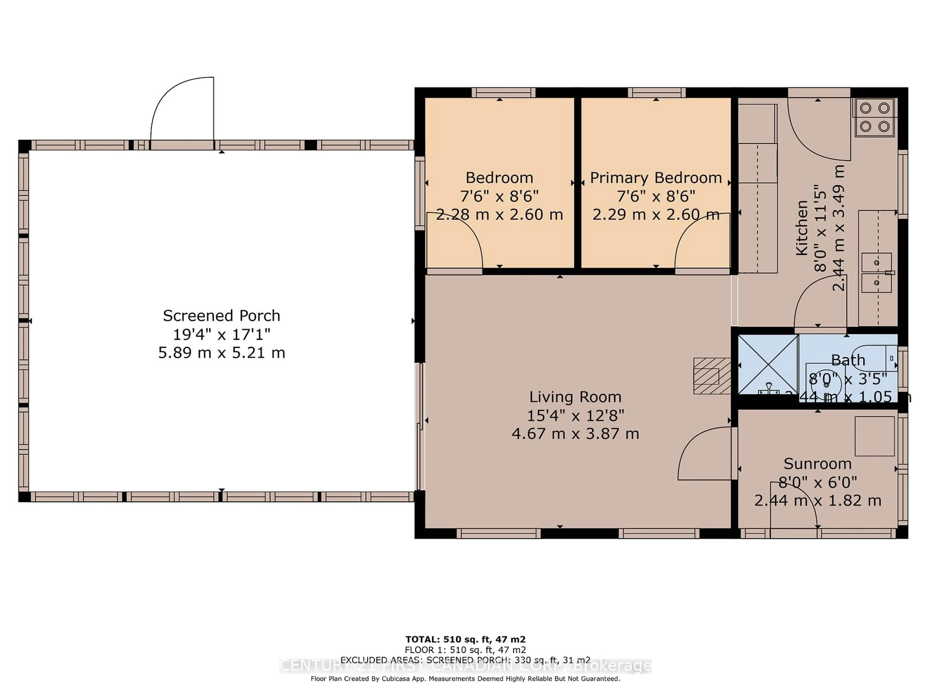 Floor plan for 47 Heaman Cres, Lambton Shores Ontario N0M 1T0