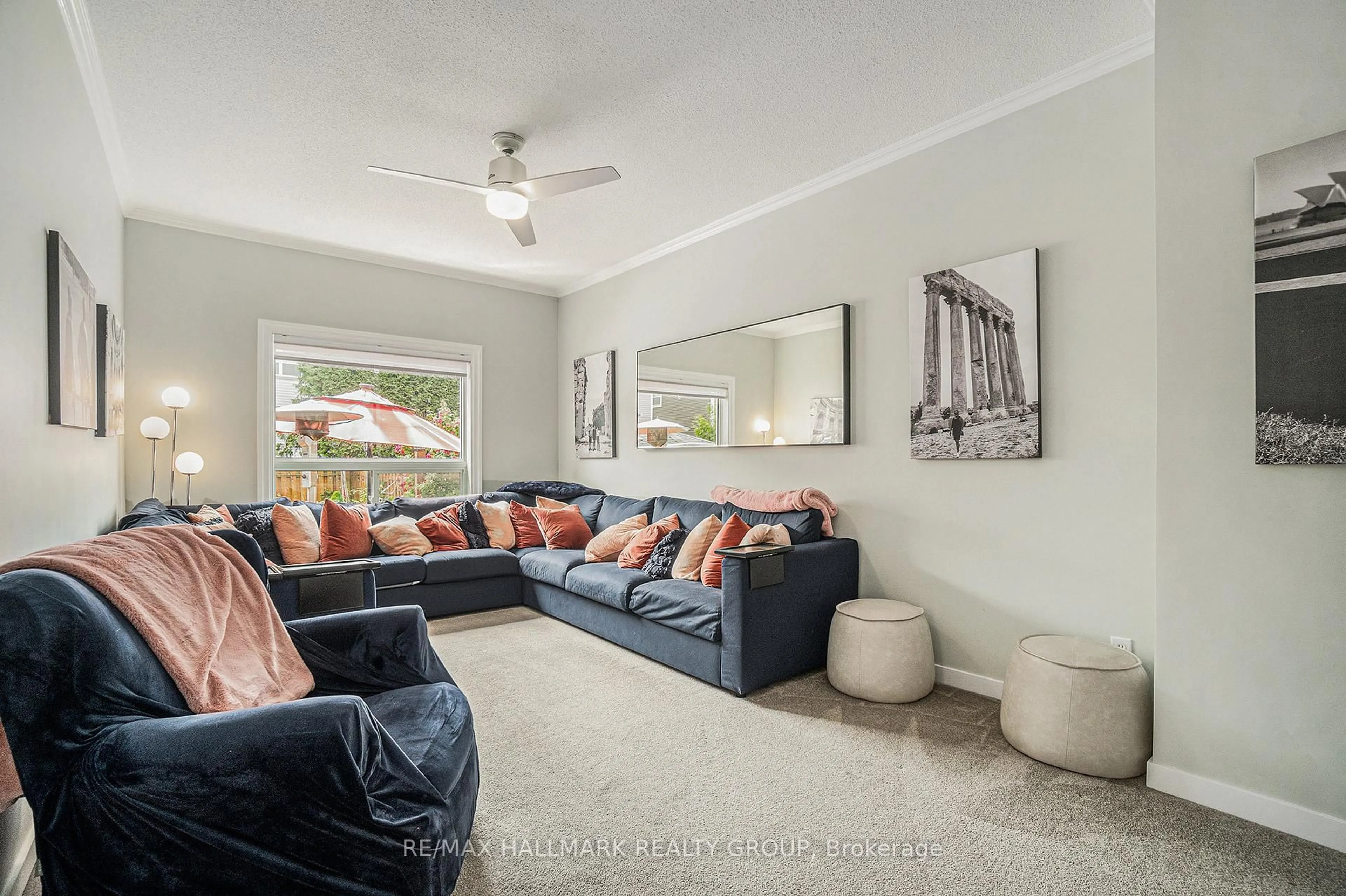 Living room with furniture, unknown for 18 Golder's Green Lane, Ottawa Ontario K2J 5C1