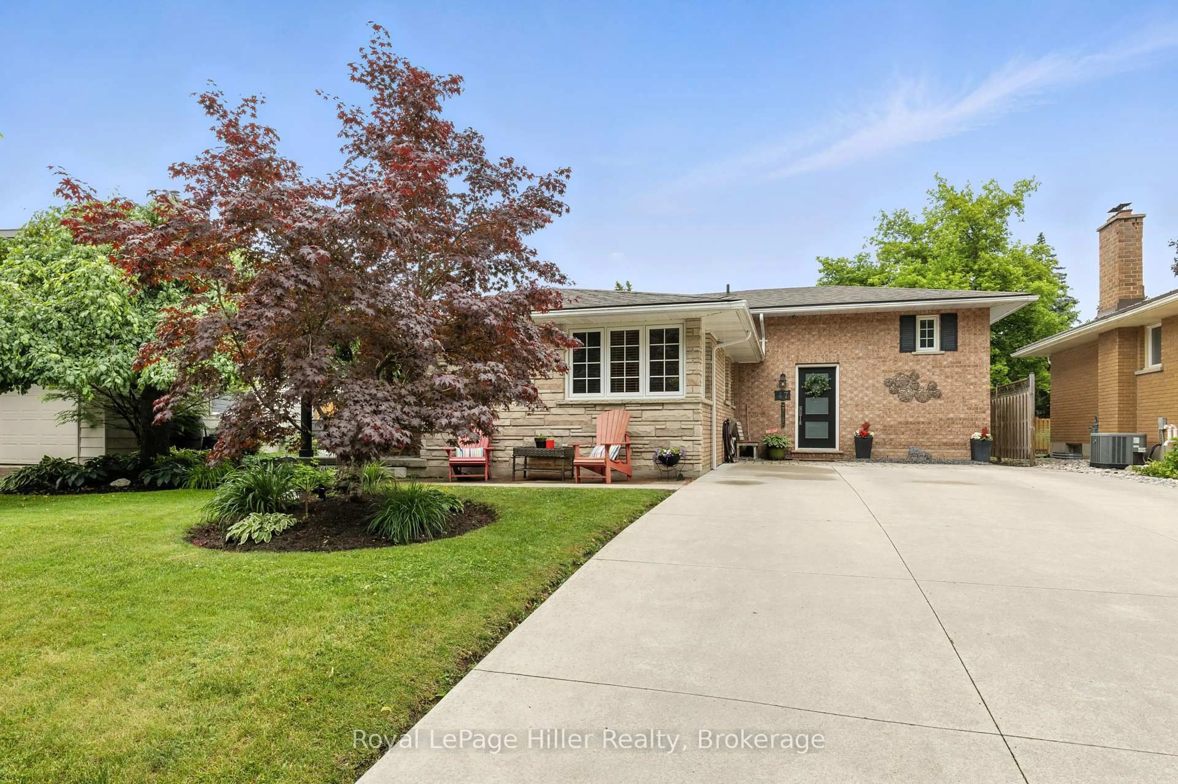 Home with brick exterior material, street for 47 Windemere Cres, Stratford Ontario N5A 6A8