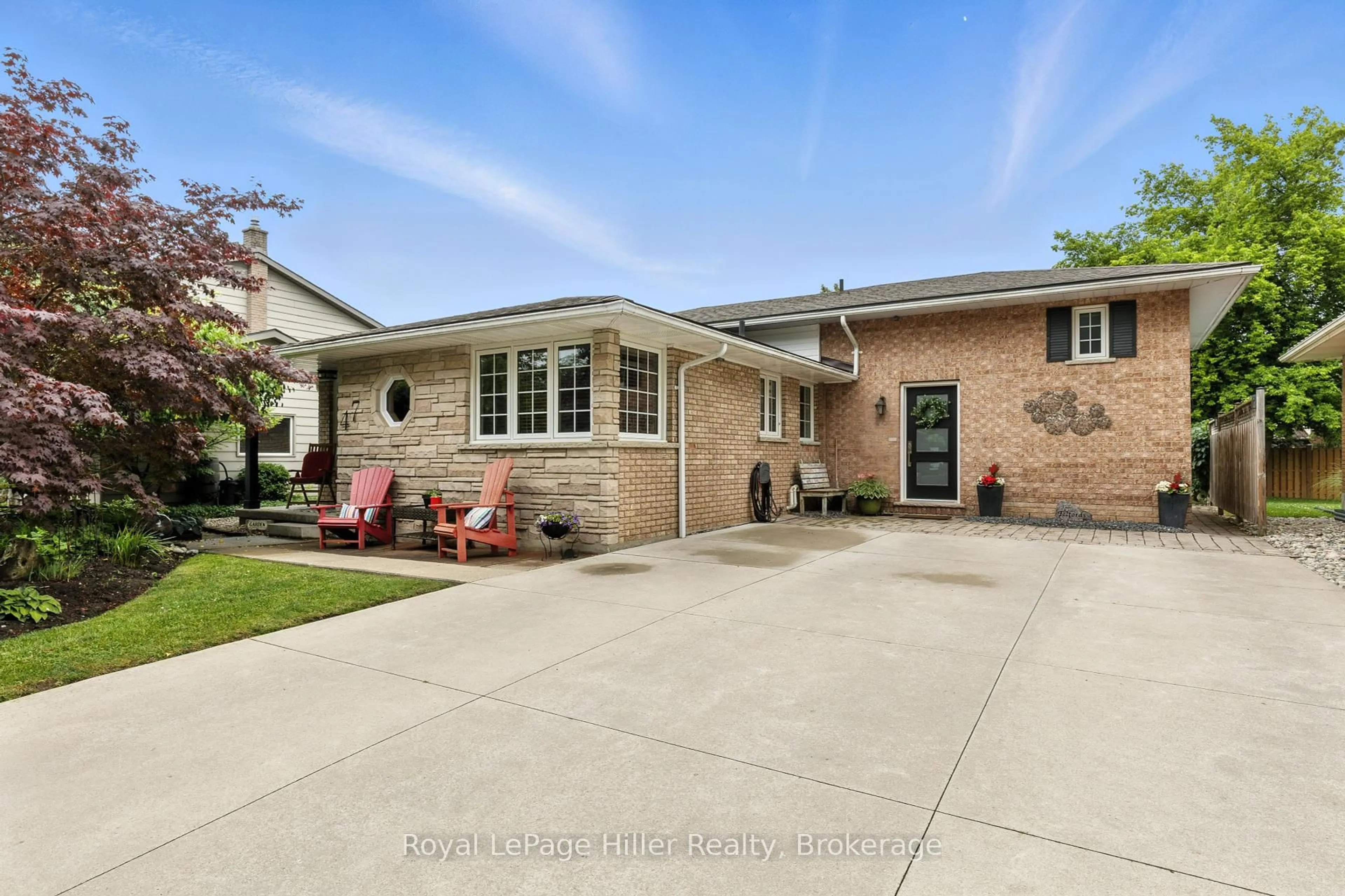 Home with brick exterior material, street for 47 Windemere Cres, Stratford Ontario N5A 6A8