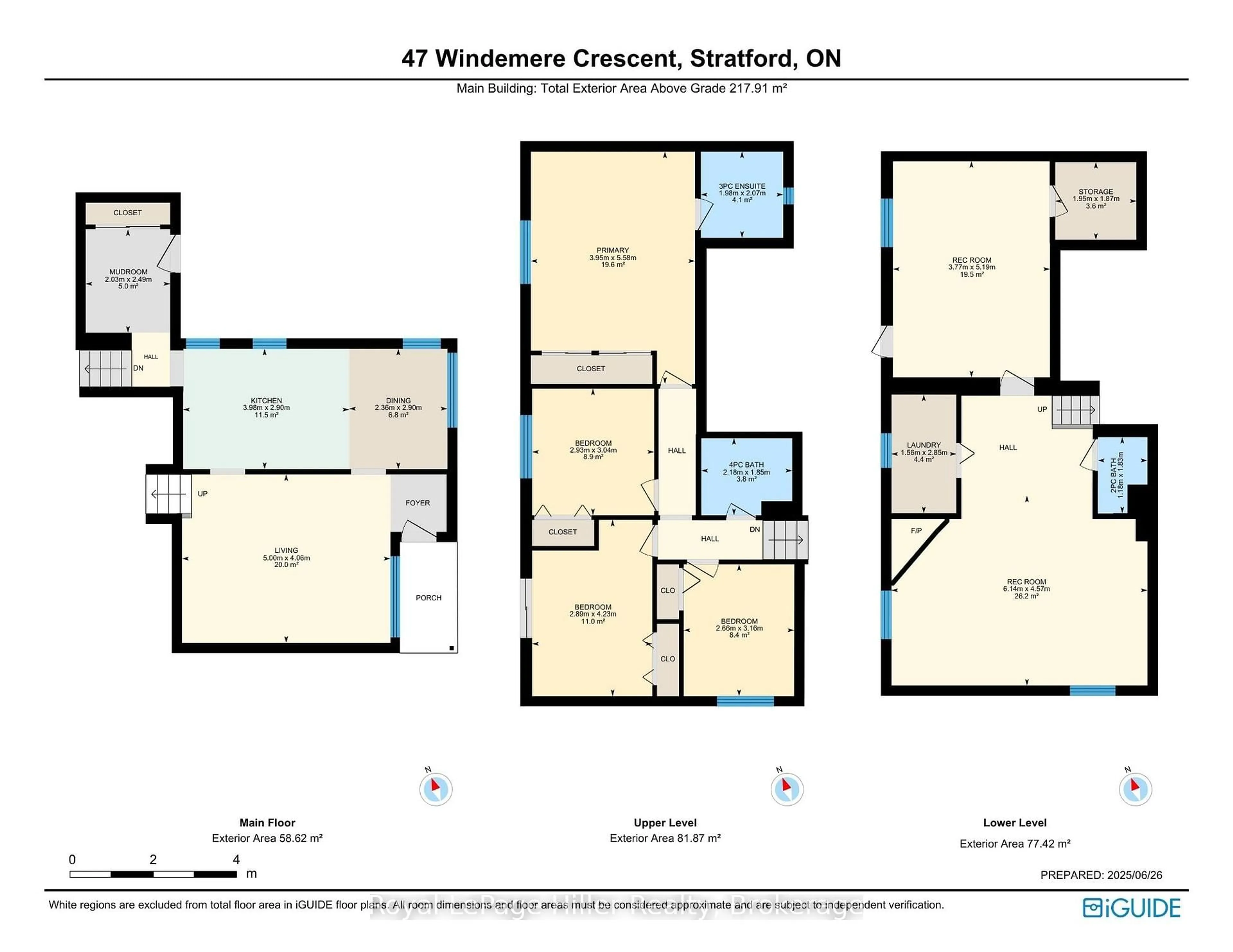 Floor plan for 47 Windemere Cres, Stratford Ontario N5A 6A8