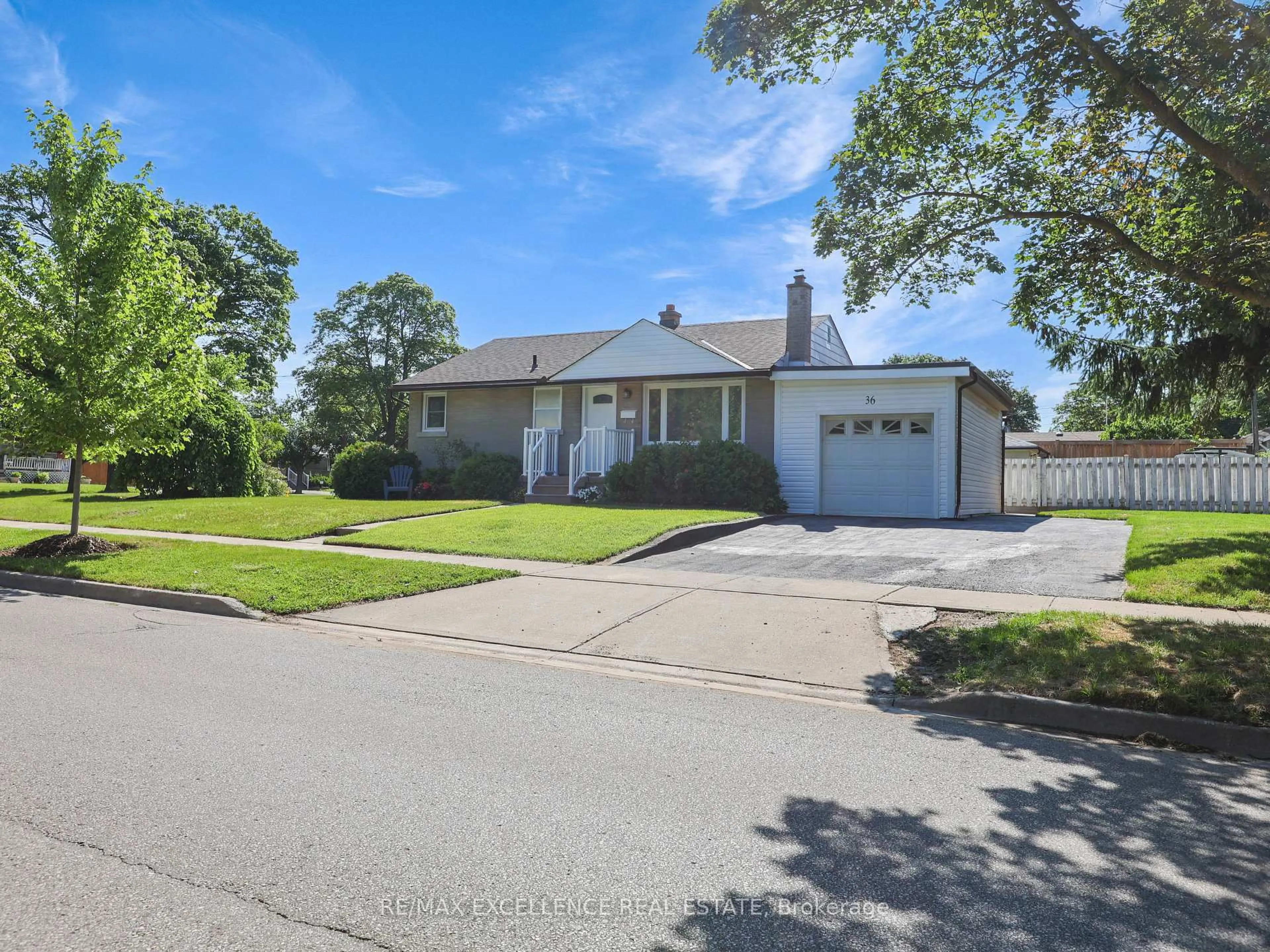 A pic from outside/outdoor area/front of a property/back of a property/a pic from drone, street for 36 Clark Ave, Kitchener Ontario N2C 1Y3