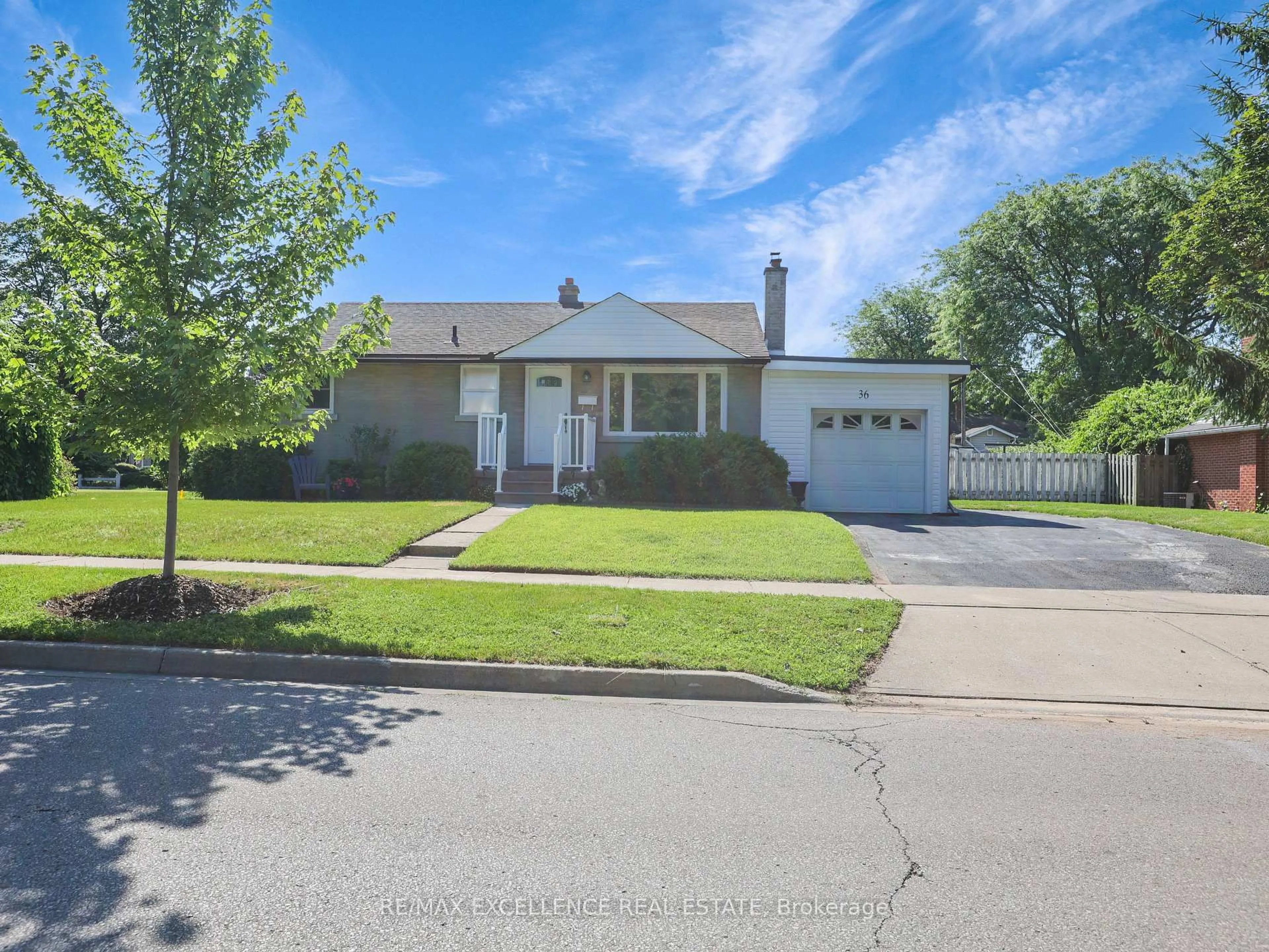 A pic from outside/outdoor area/front of a property/back of a property/a pic from drone, street for 36 Clark Ave, Kitchener Ontario N2C 1Y3