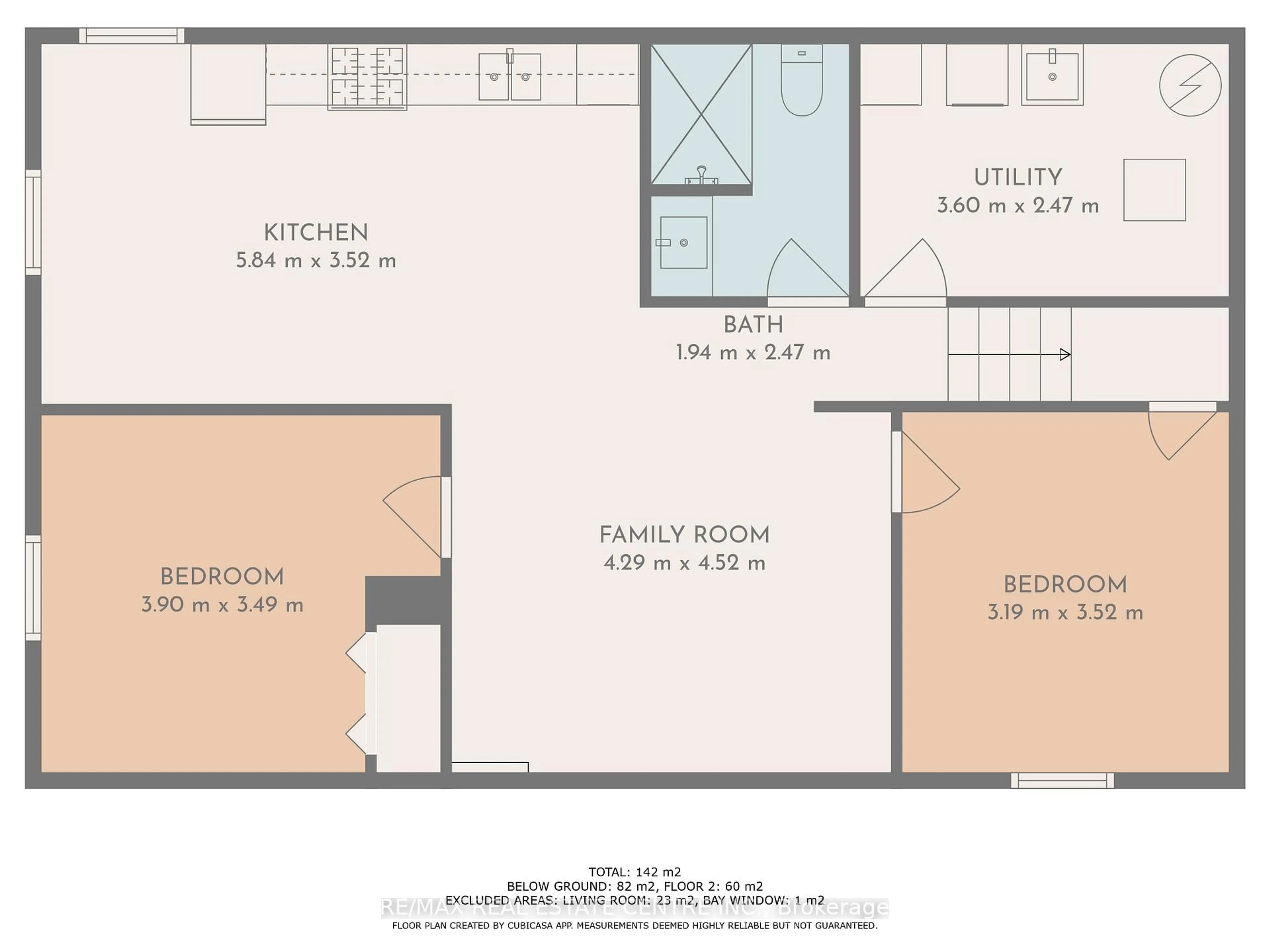 Floor plan for 37 Coronation Blvd, St. Catharines Ontario L2S 2V2