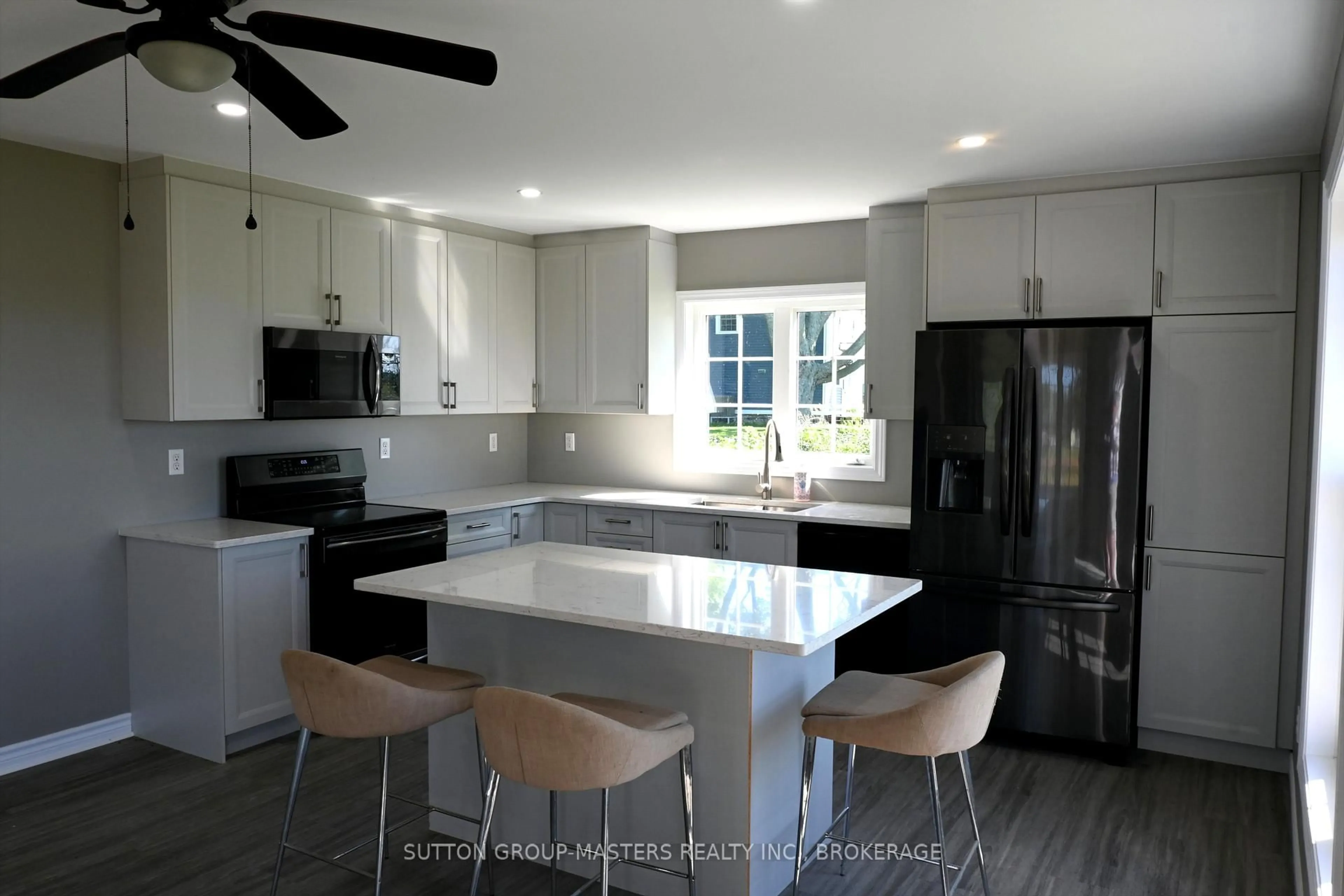 Open concept kitchen, ceramic/tile floor for 5175 Front Rd, Stella Ontario K0H 2S0