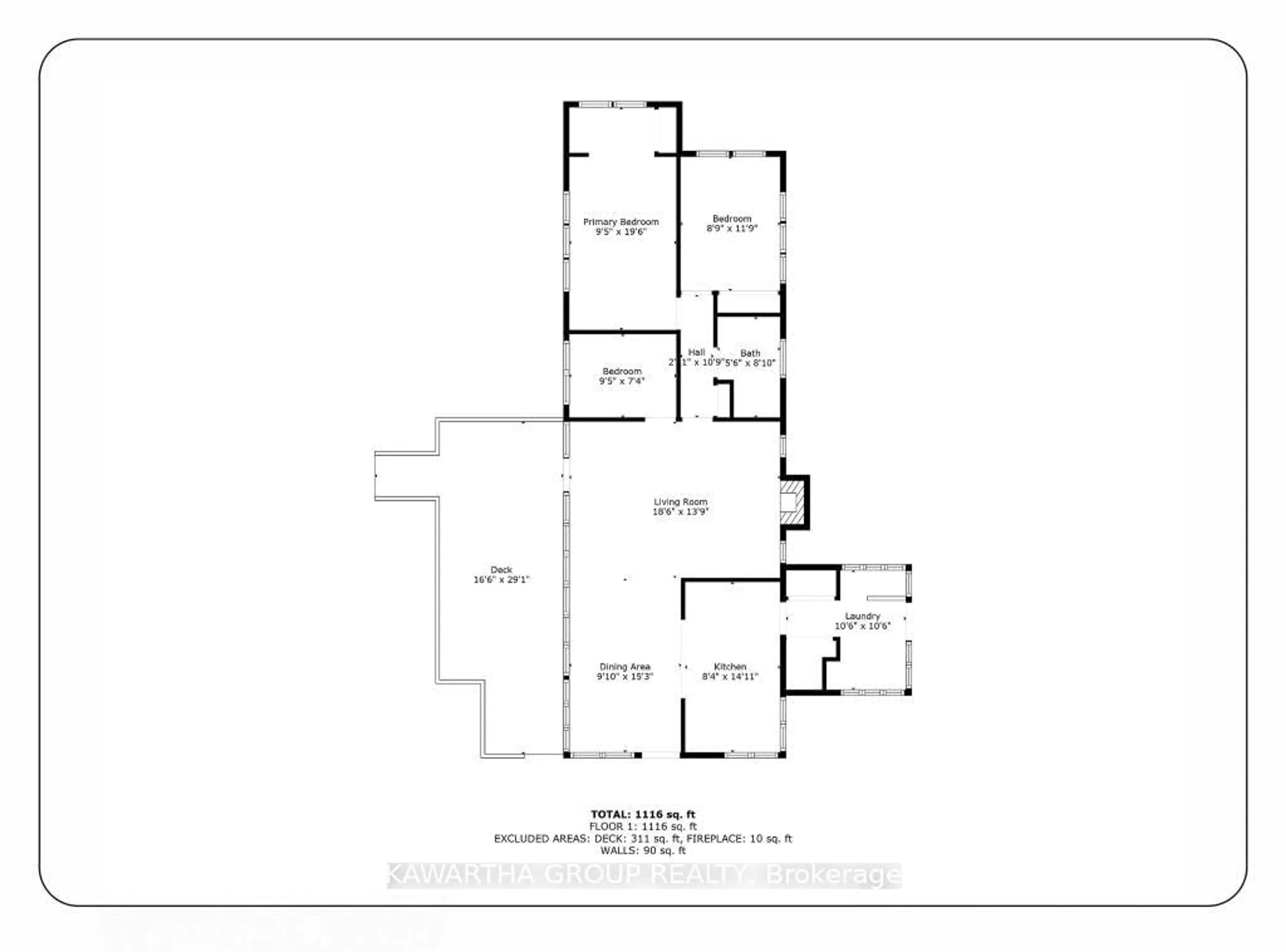 Floor plan for 103 Shadow Lake 6 Rd, Kawartha Lakes Ontario K0M 1K0