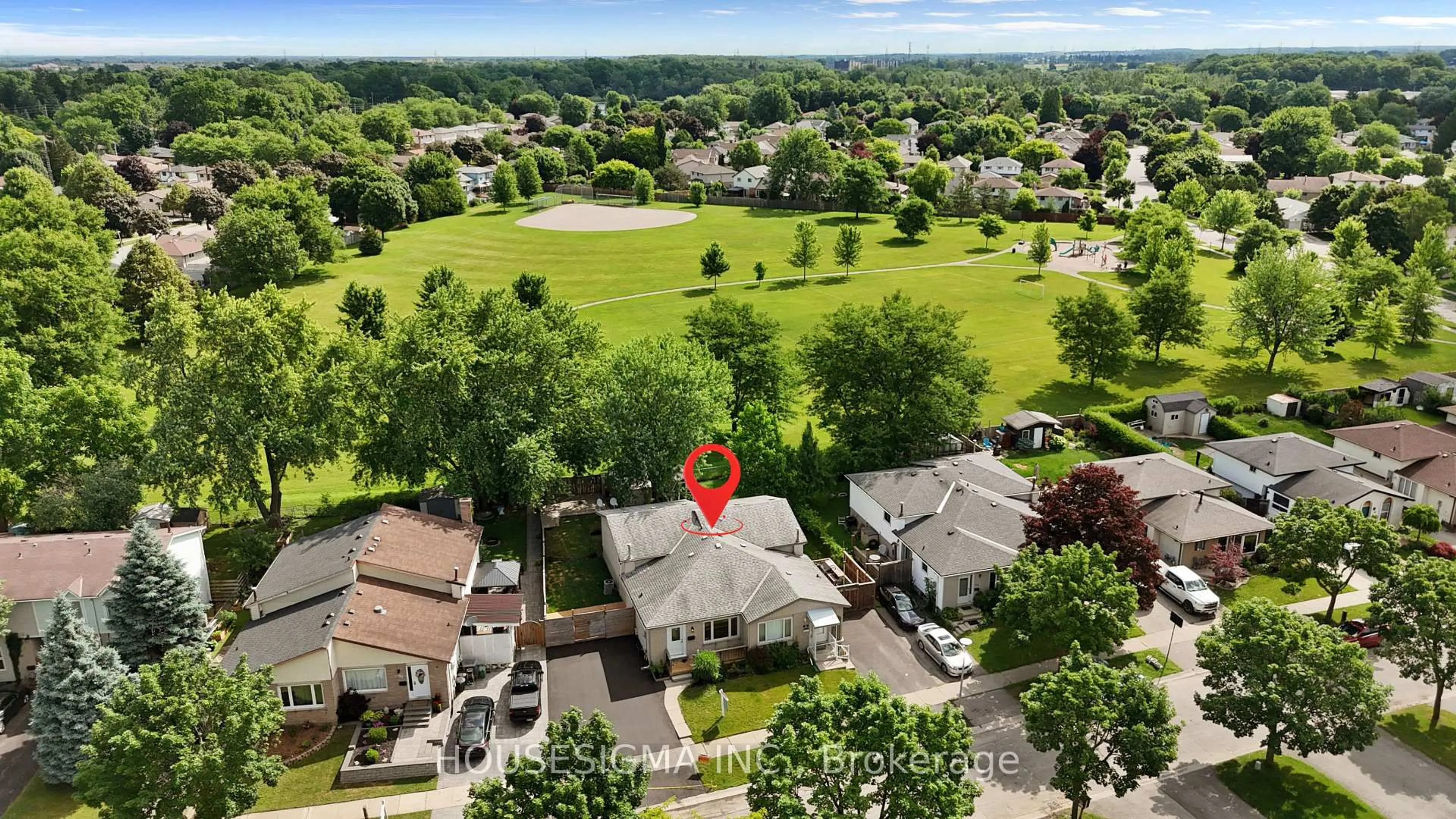A pic from outside/outdoor area/front of a property/back of a property/a pic from drone, unknown for 69 Adswood Rd, London South Ontario N6E 2W2