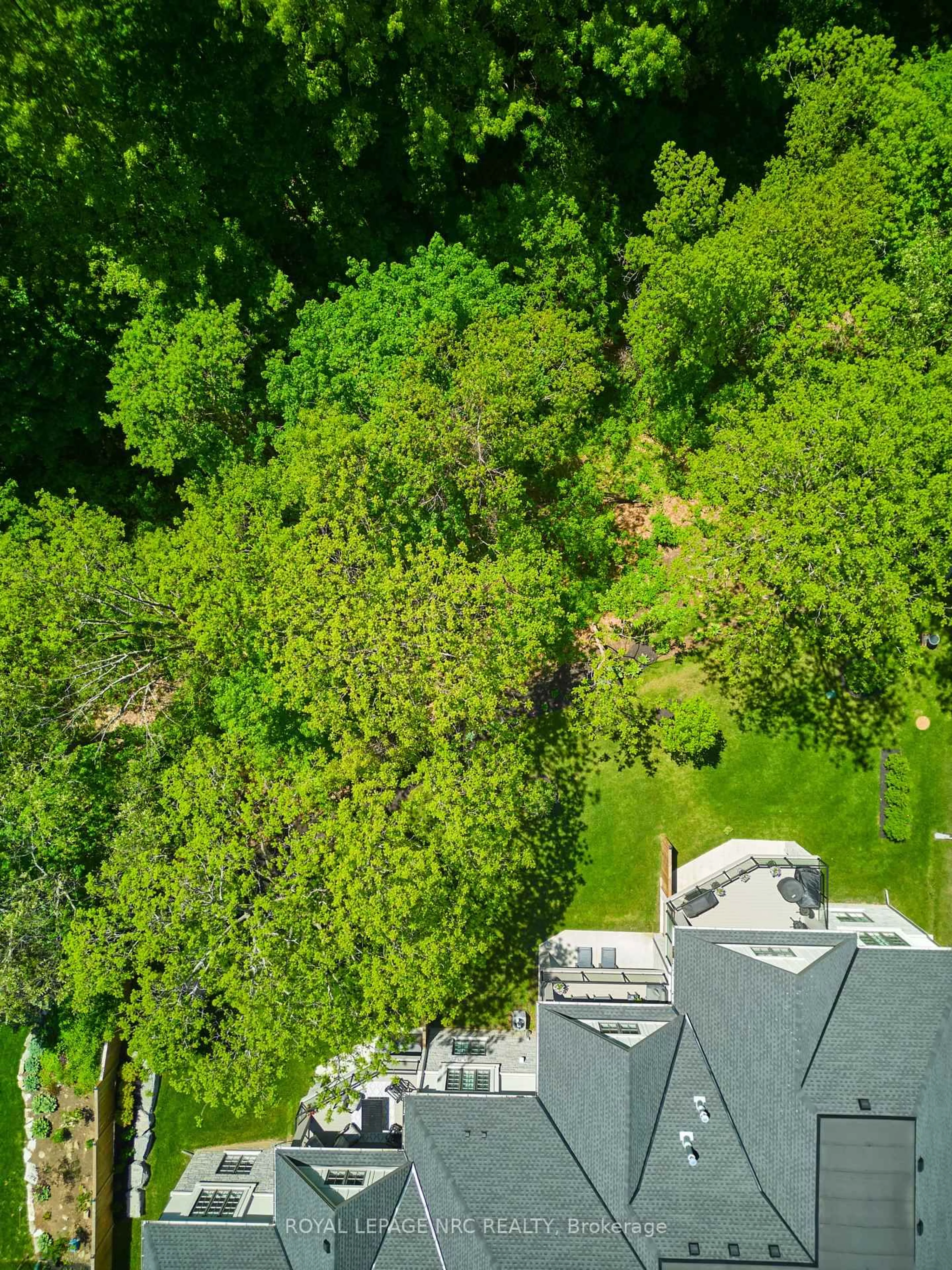 A pic from outside/outdoor area/front of a property/back of a property/a pic from drone, forest/trees view for 190 CANBORO Rd #18, Pelham Ontario L0S 1E0