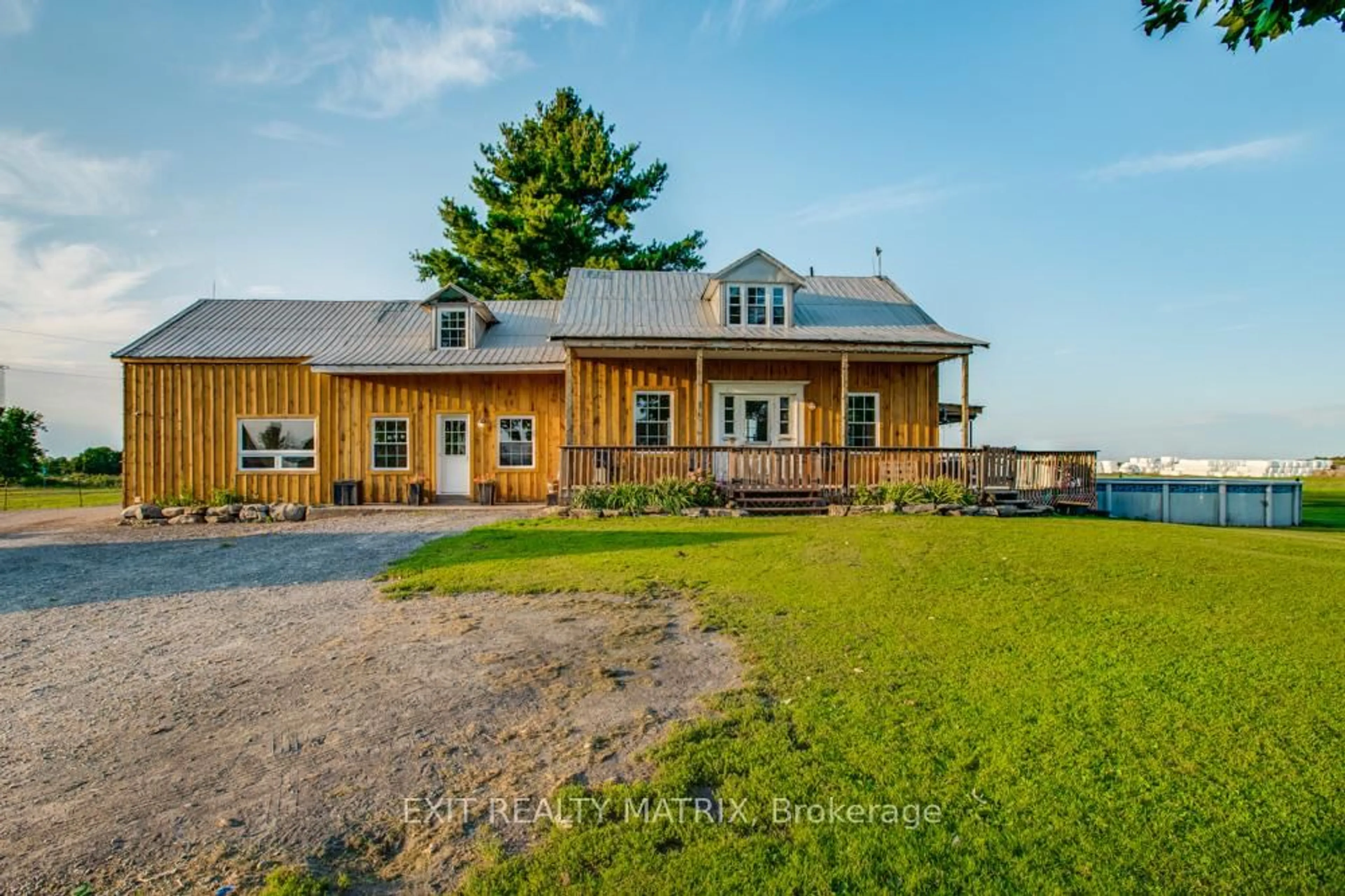 A pic from outside/outdoor area/front of a property/back of a property/a pic from drone, water/lake/river/ocean view for 3225 STARDALE Rd, Champlain Ontario K0B 1R0