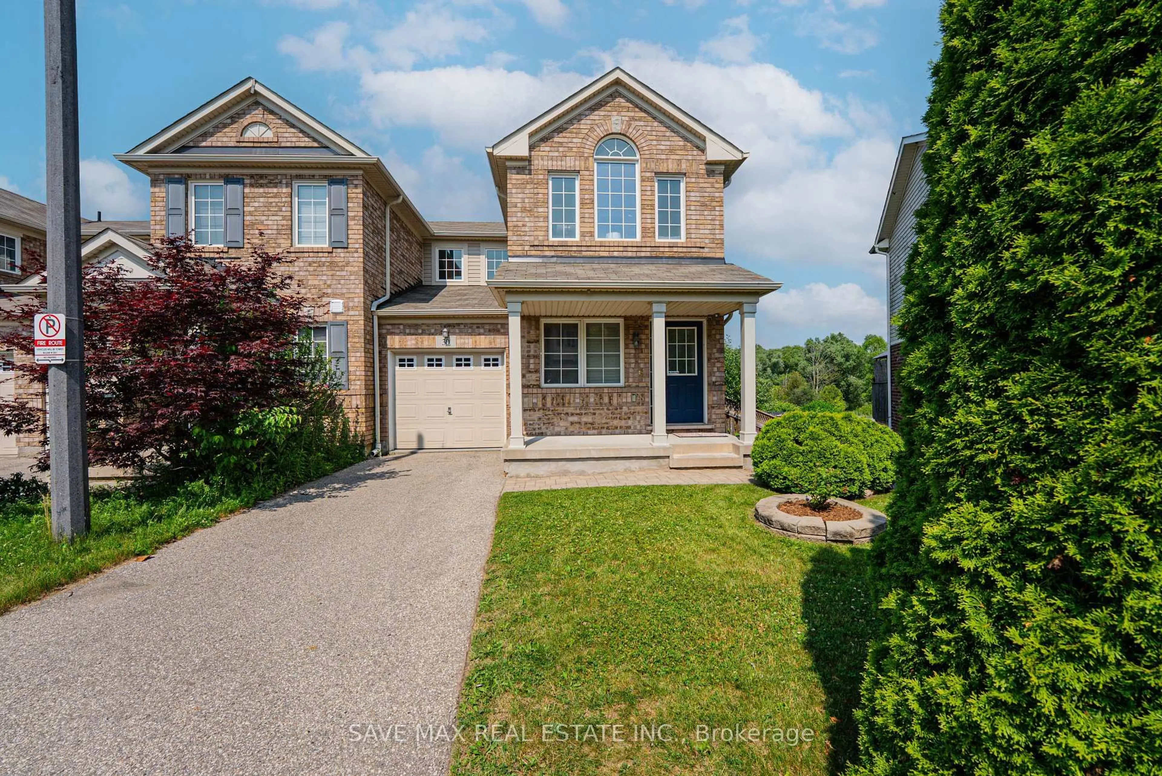 Home with brick exterior material, street for 30 Manhattan Circ, Cambridge Ontario N3C 0C4