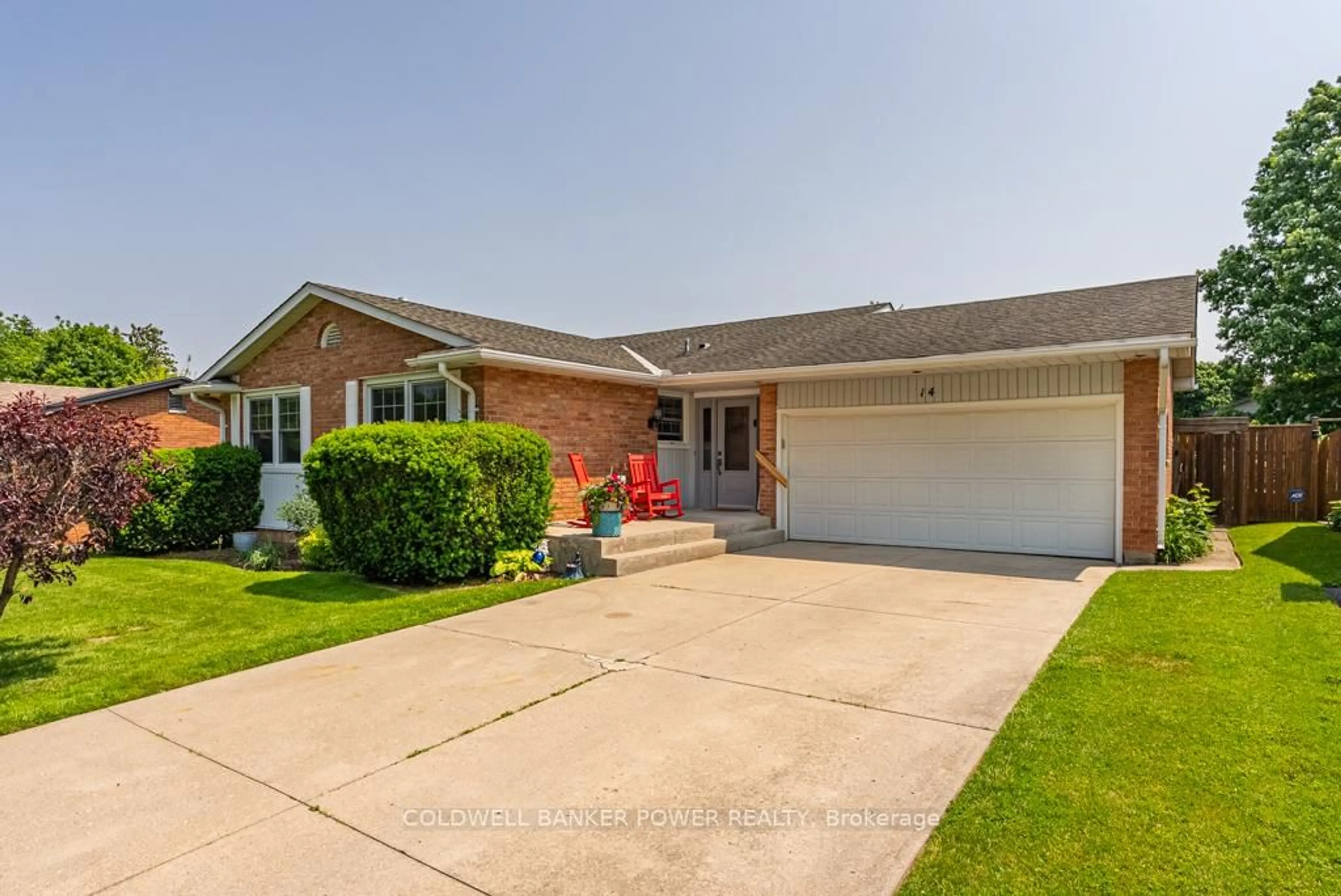 Home with vinyl exterior material, street for 14 Cowan Ave, London South Ontario N6C 4E6